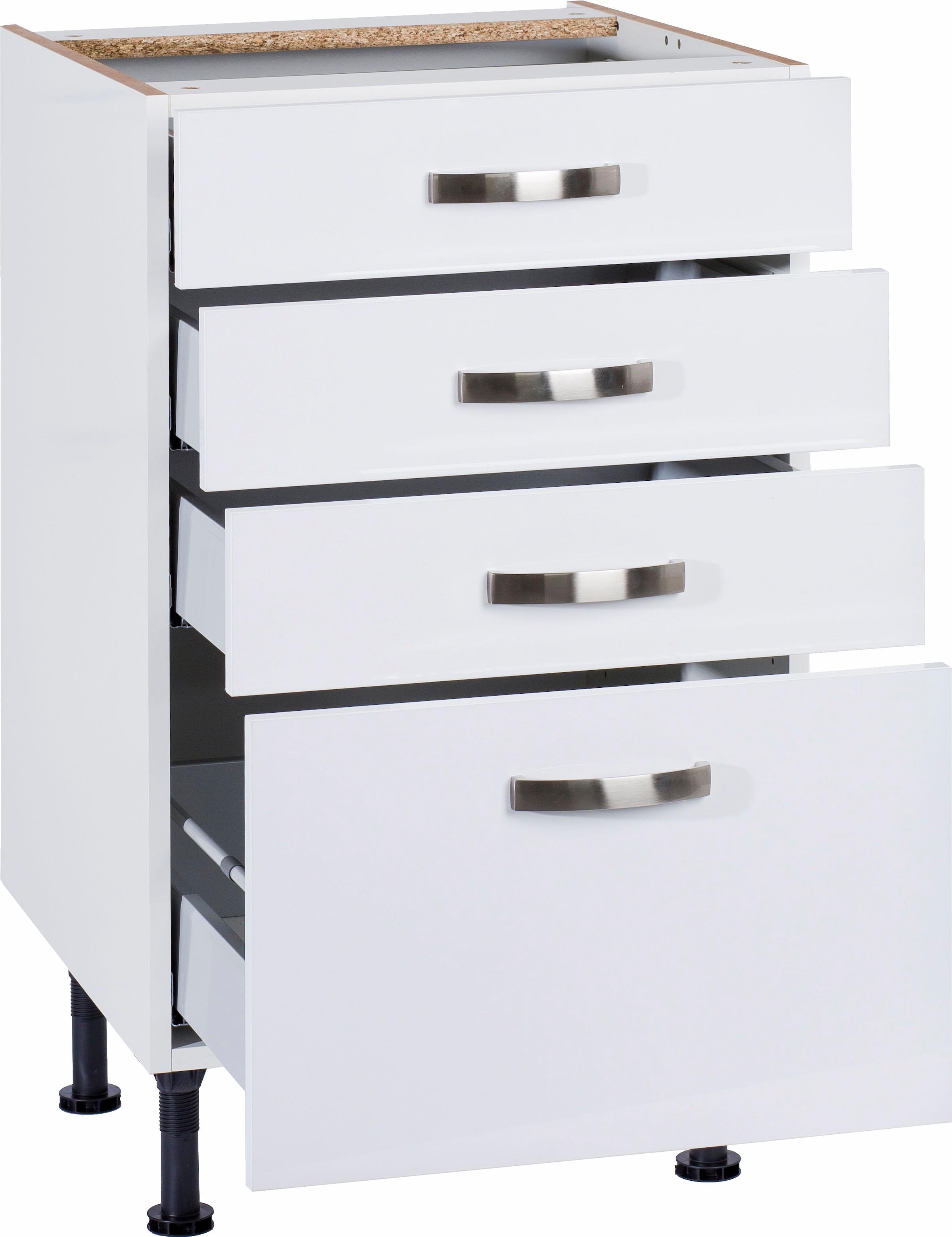 KOCHSTATION Unterschrank »KS-Cara« Breite 50 cm, mit Vollauszügen und Soft-Close-Funktion