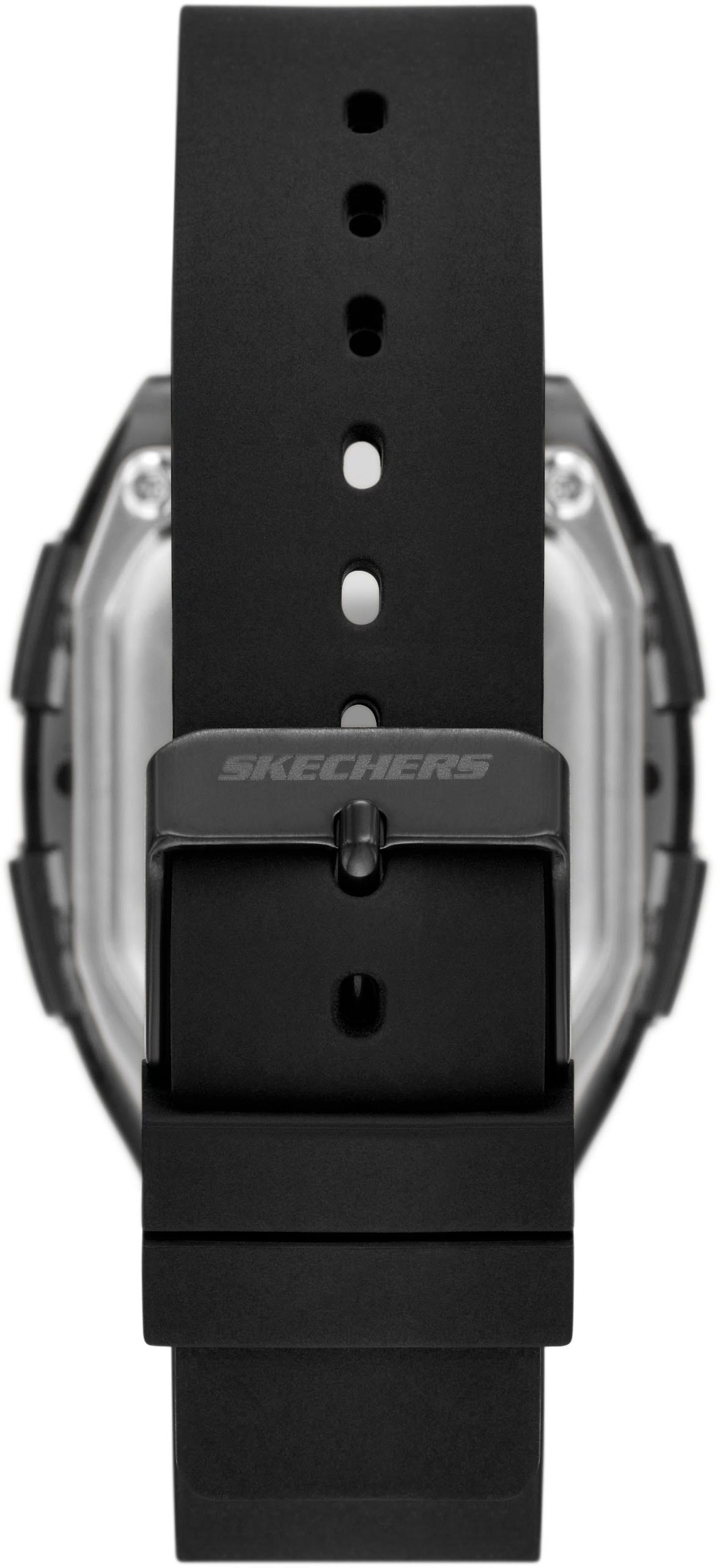 Skechers Chronograph »SAWTELLE«, Quarzuhr, Armbanduhr, Damenuhr, Herrenuhr, Silikonarmband, digital