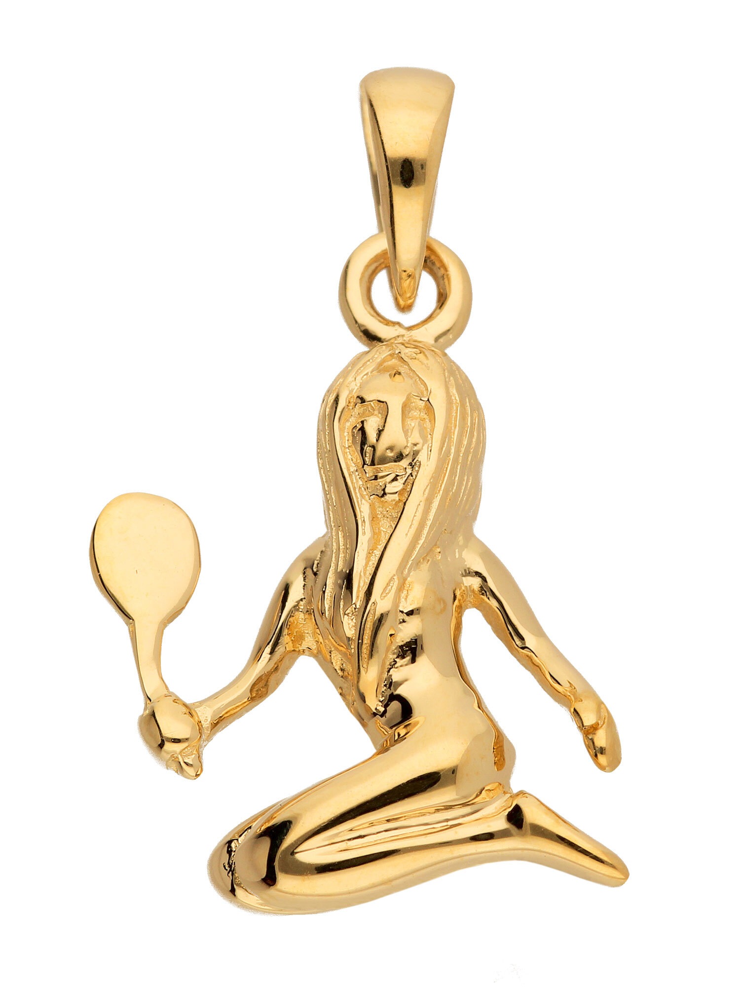 "Kettenanhänger ADELIA ́S ""585 Gold Sternzeichen Anhänger Jungfrau"", gold, Schmuckanhänger, Damen, Gold, Kettenanhänger, Goldschmuck für Damen &