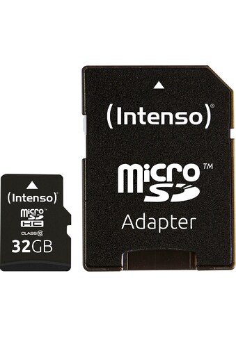 Intenso Speicherkarte »microSDHC Class 10 + SD...