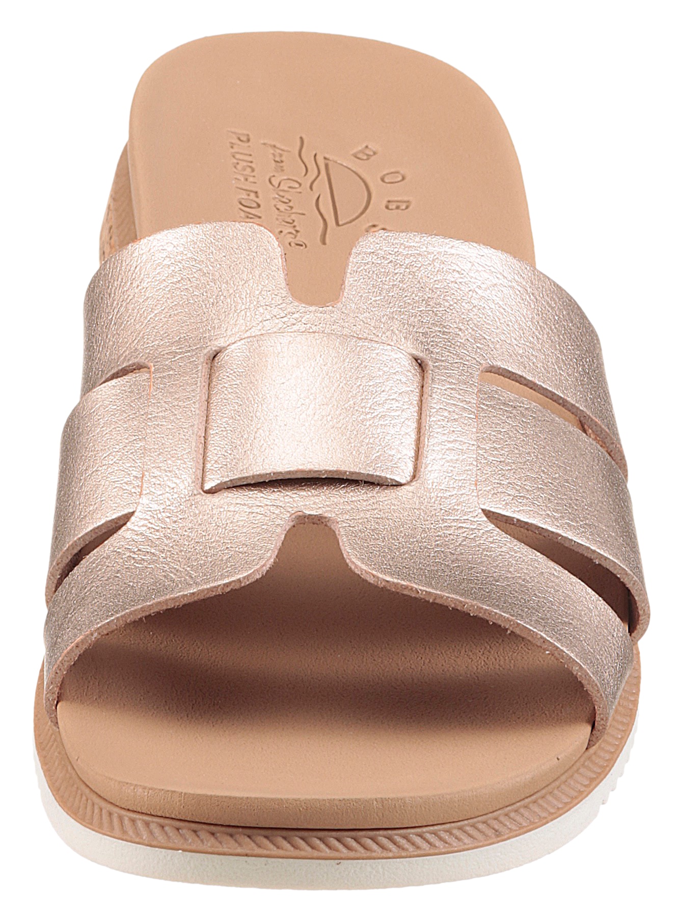 Skechers Pantolette »DESERT KISS LOW-PEAK LOOK«, Flats, Sandale mit Fußbett