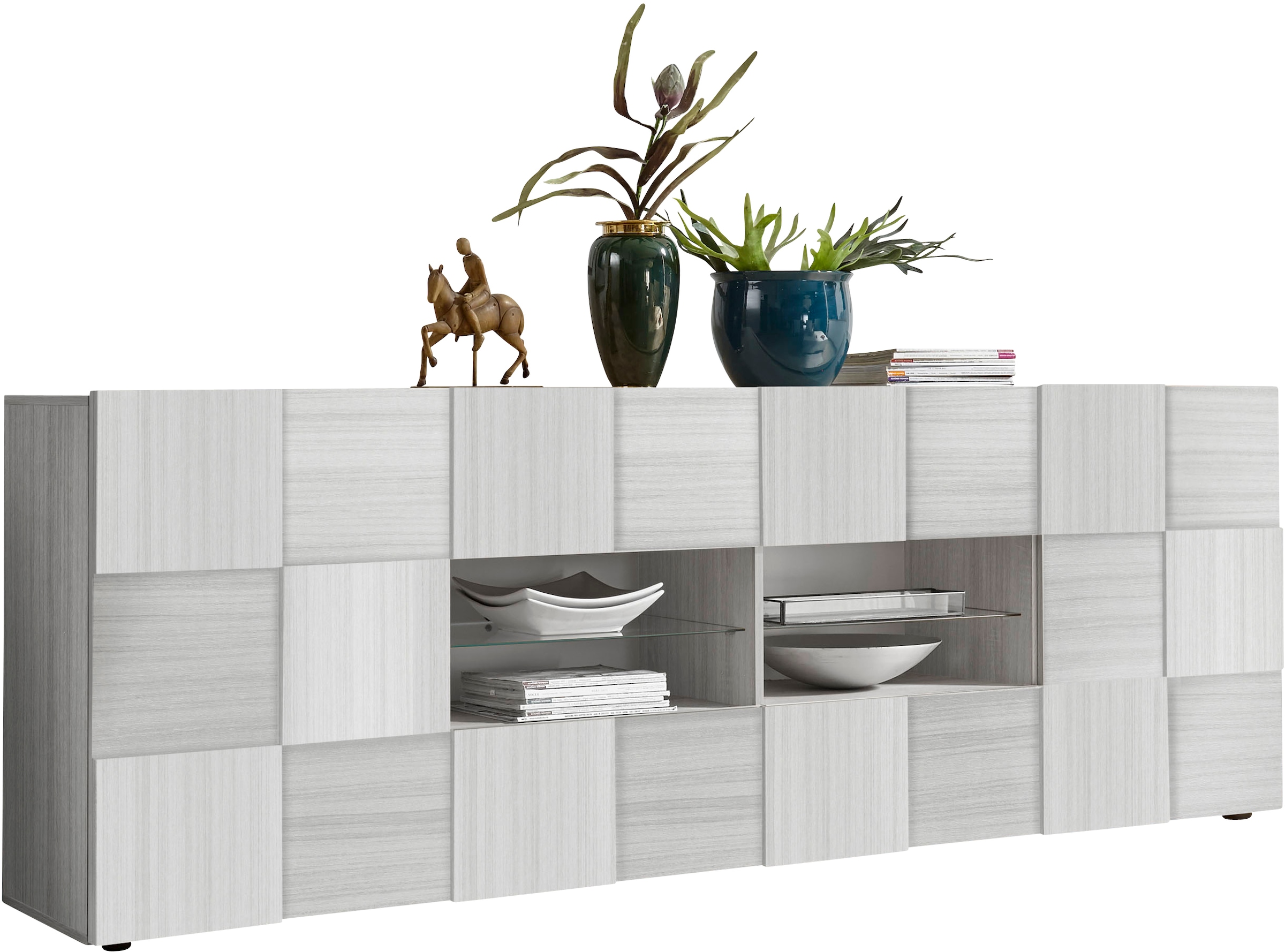 Home affaire Sideboard "Dama Breite 241, Kommode 2 Türen u. 4 Schubkästen, günstig online kaufen