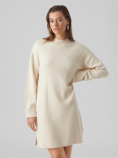 Moda für | bestellen BAUR Vero SHORT DRESS« HIGHNECK Strickkleid »VMGOLDNEEDLE LS