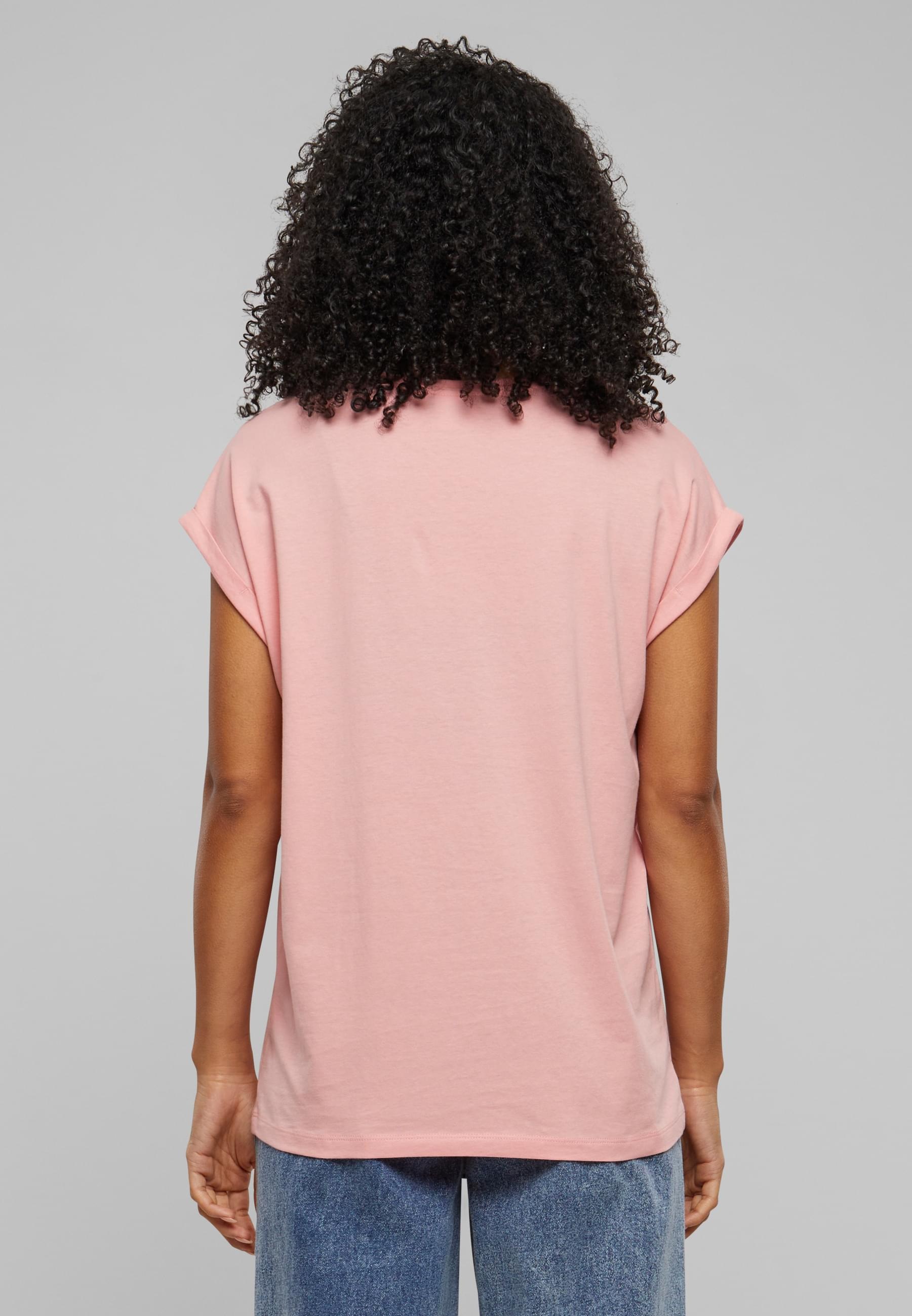 URBAN CLASSICS Kurzarmshirt »Urban Classics Damen Ladies Extended Shoulder Tee«, (1 tlg.)