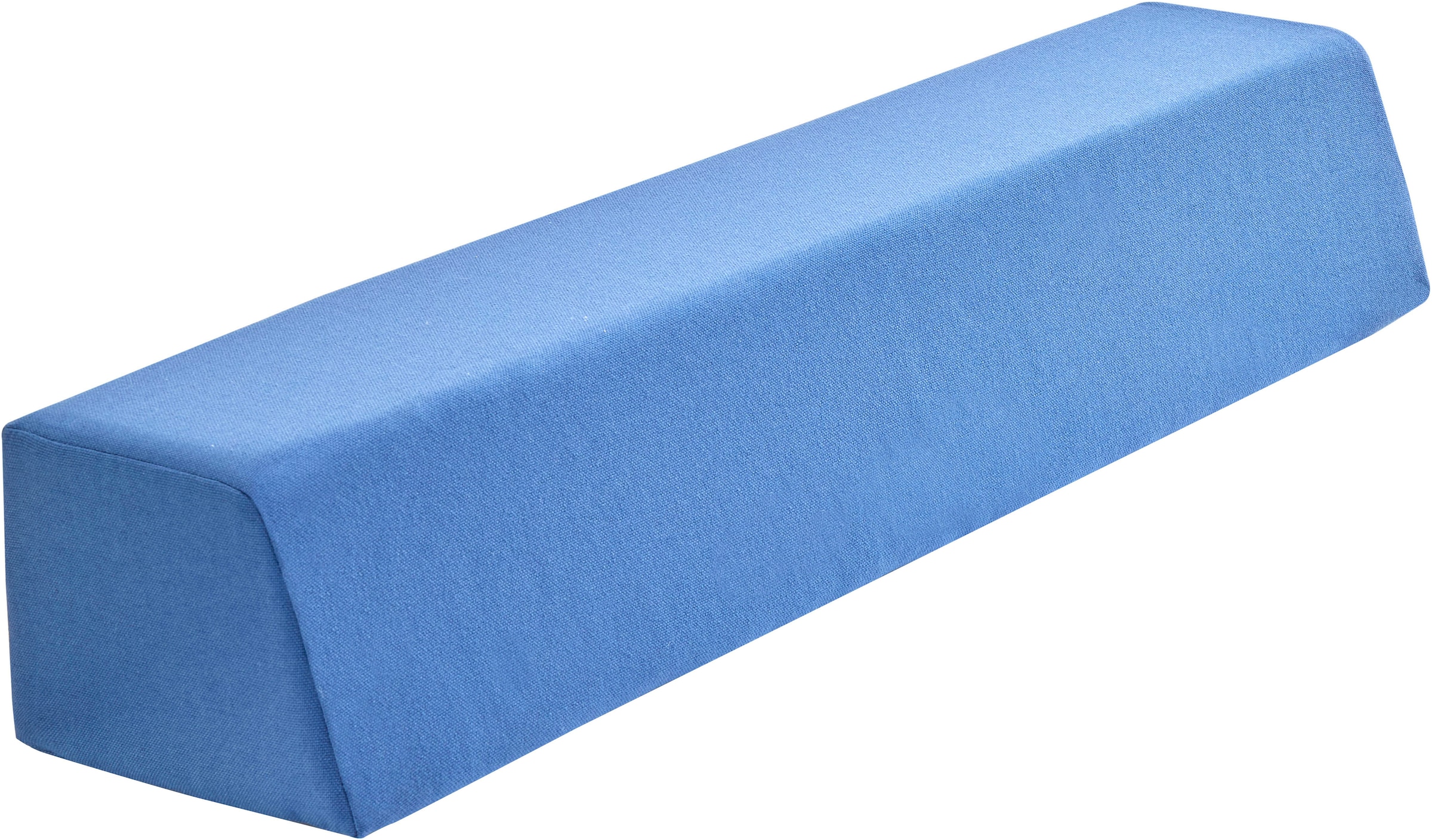 Kinder Rückenkissen "Rückenpolster S Gerade", B/H/L: 23cm x 17cm x 94cm, blau, HIPP-HOPP - DAS HÜPFPOLSTER, Polyester, B:23cm H:17cm L:94cm,