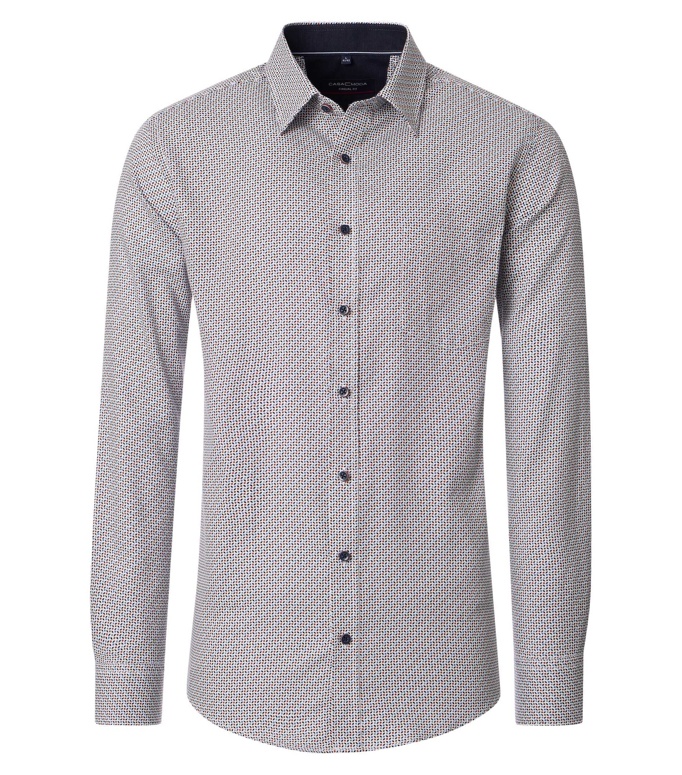 CASAMODA Langarmhemd "CASAMODA Freizeithemd Print" günstig online kaufen