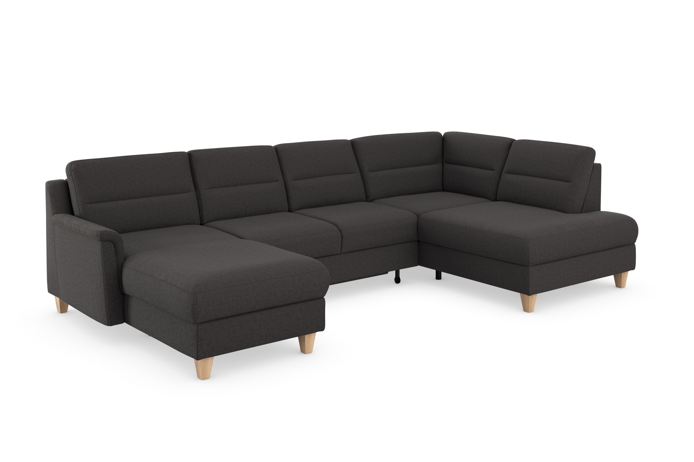 sit&more Wohnlandschaft »Farö U-Form«, inklusive Federkern, wahlweise mit Bettfunktion und Bettkasten