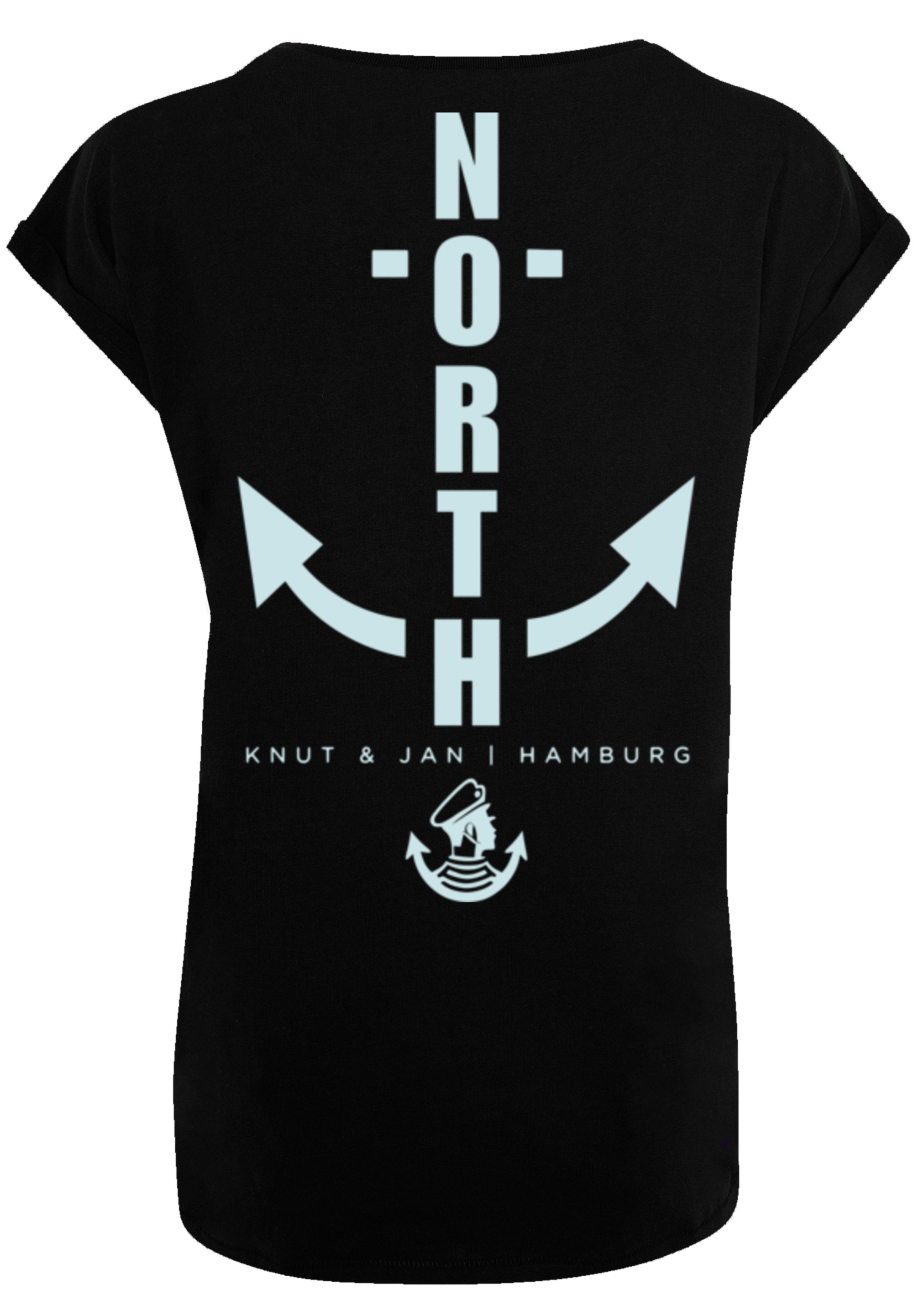 F4NT4STIC T-Shirt »North Anker Knut & Jan Hamburg«, Print