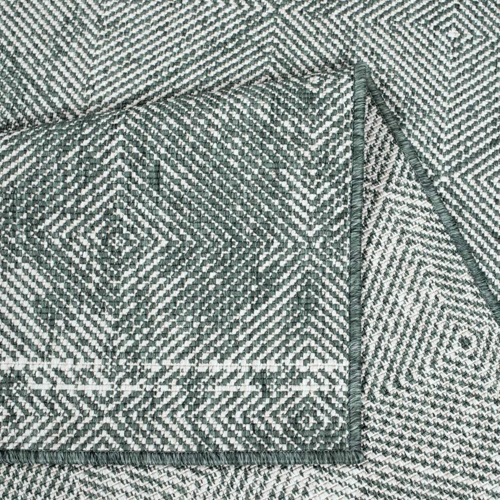 Carpet City Outdoorteppich »DUO RUG 5845«, rechteckig, 5 mm Höhe, Wendeteppich Wetterfest In- & Outdoor, Balkon, Terrasse, Wohnzimmer