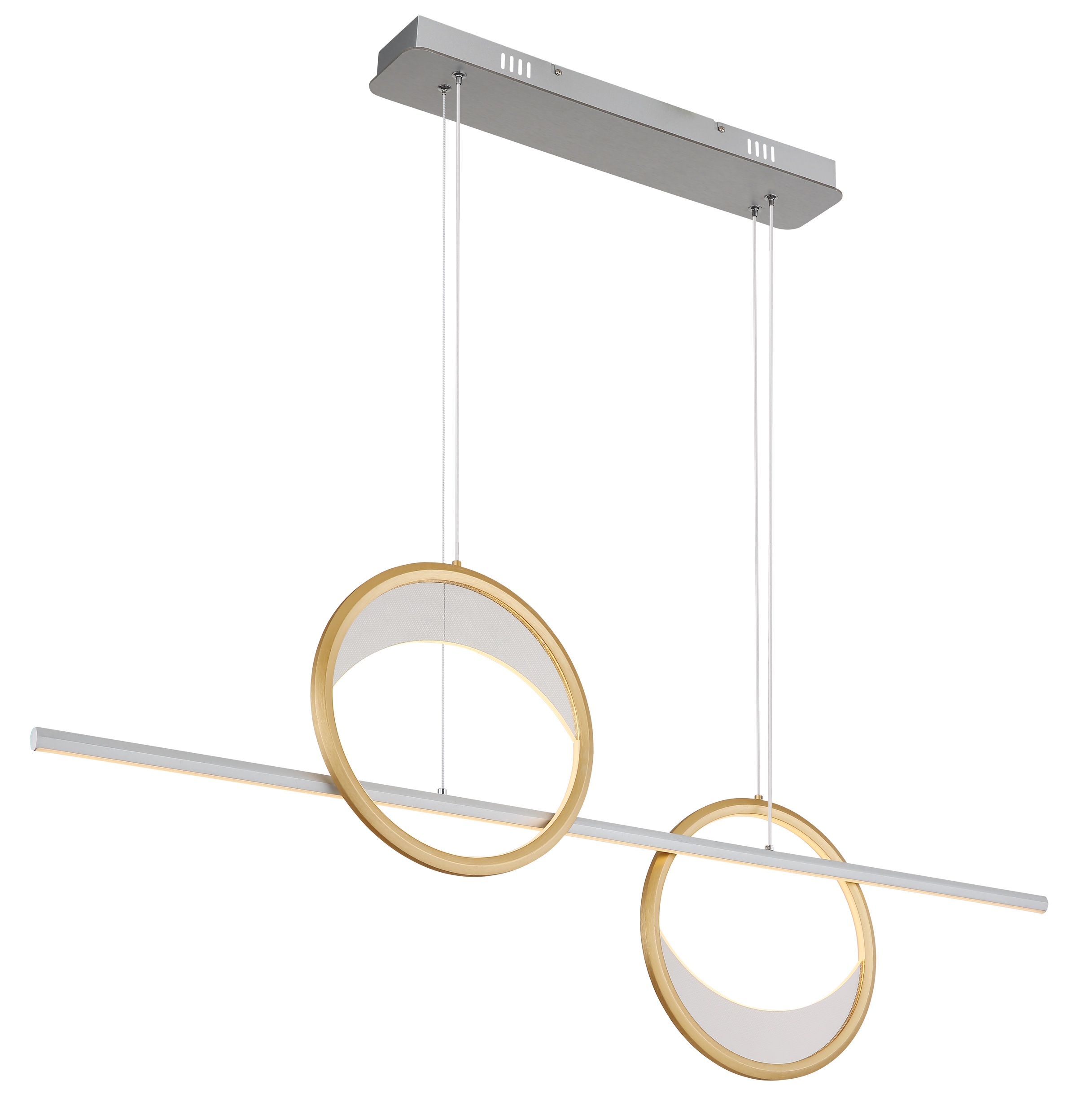 GLOBO LIGHTING Hängeleuchte »UMBRA« LED-Modul 1 Stk. warmweiß - kaltweiß Hängelampe Esszimmer-Leuchte Esstischleuchte Wohnzimmer