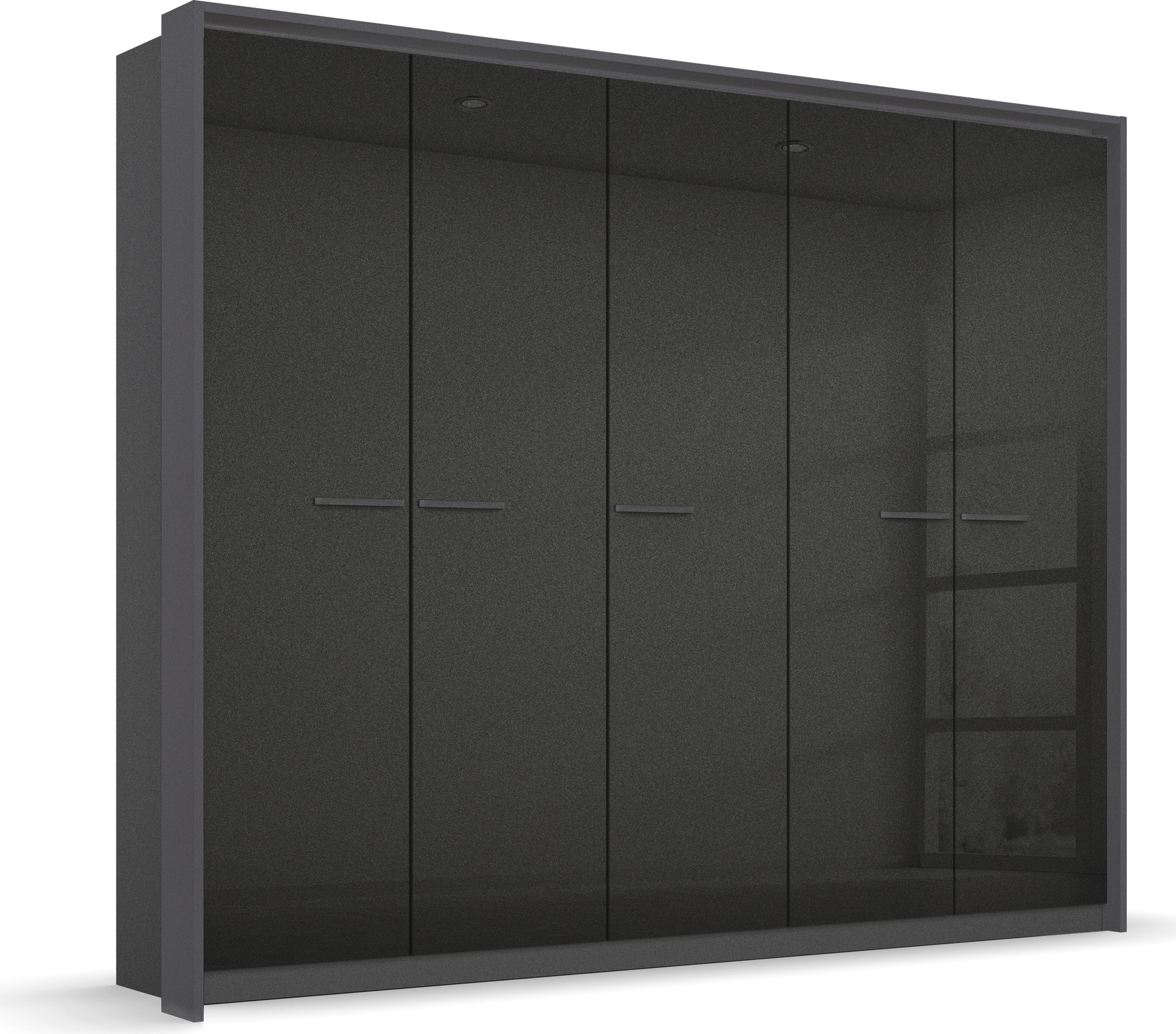 OTTO home "Mehrzweckschrank Aktenschrank Möbel Mietswohnung Schlafzimmer OTELI" erhältlich in Breiten 230/275 cm inkl. Innenschubladen und extra Böden, inkl. Passepartout optional mit Beleuchtung MADE IN GERMANY