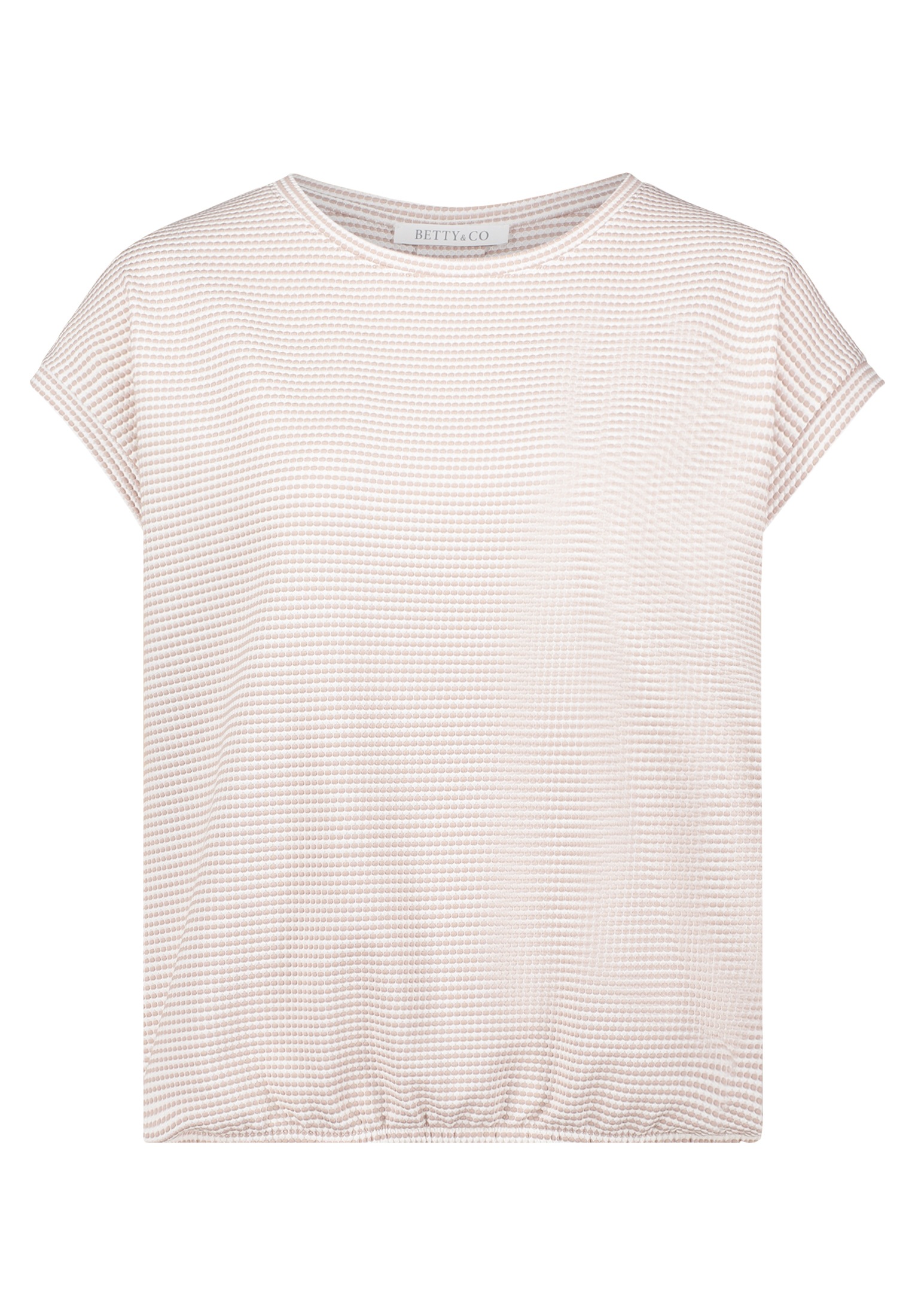 Betty&Co Kurzarmshirt »Betty & Co Casual-Shirt mit Gummizug«, (1 tlg.), Material