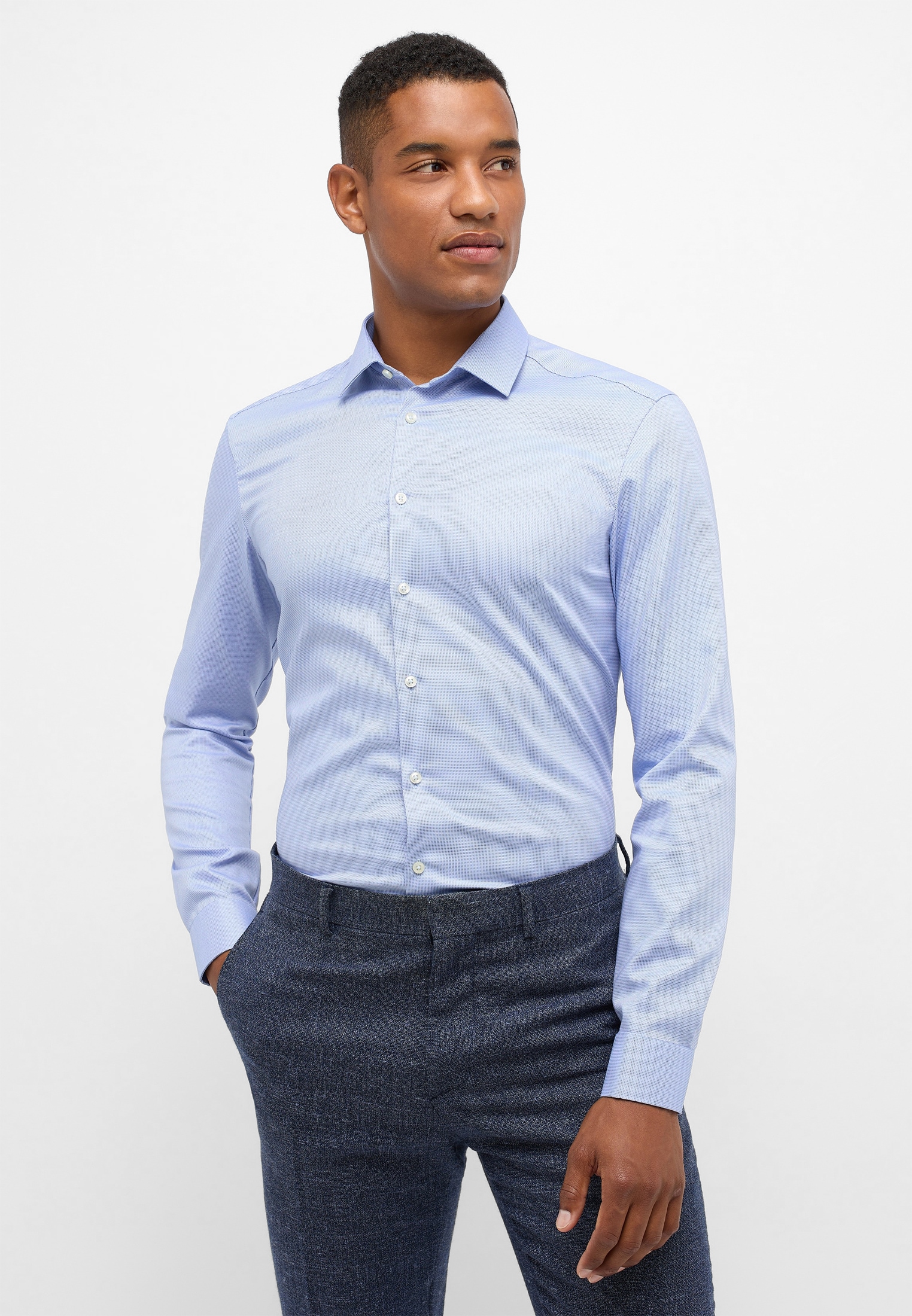 Eterna Langarmhemd "SUPER SLIM" NON IRON (bügelfrei) günstig online kaufen