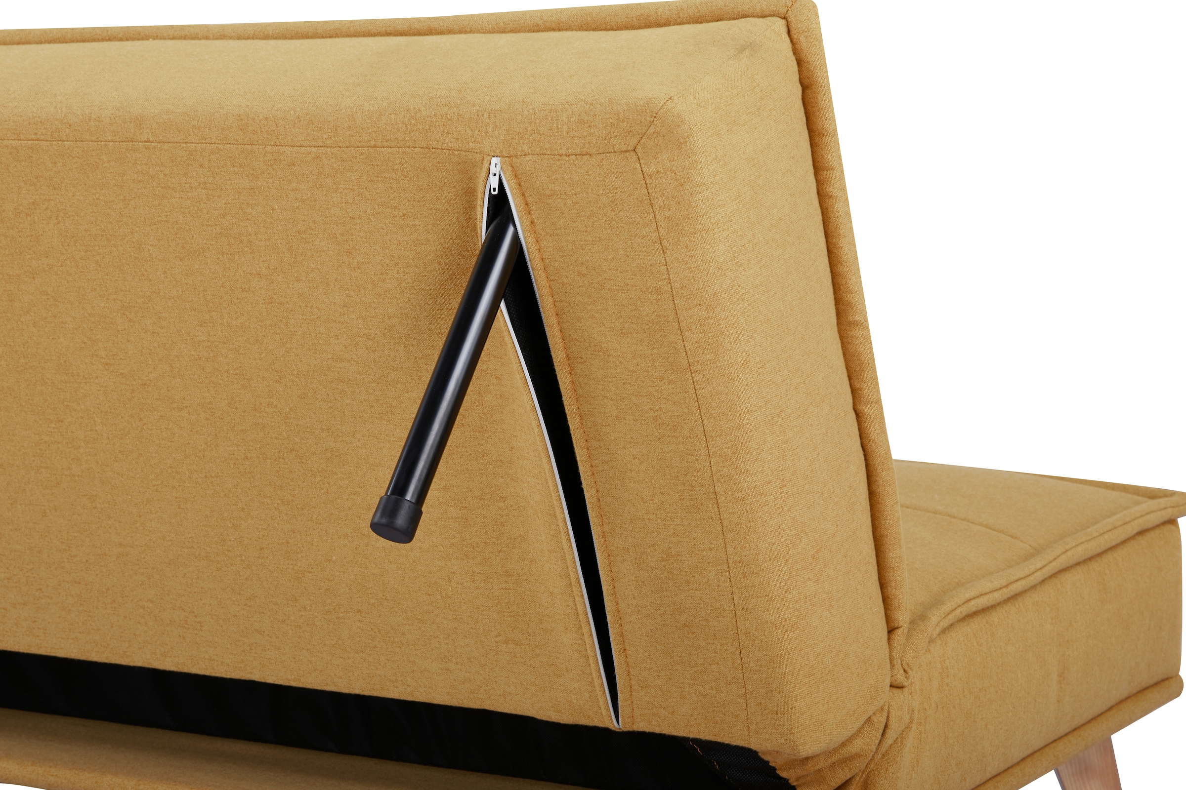 INOSIGN Schlafsofa »MENDOTA, 181 cm, 3-Sitzer mit Schlaffunktion,«, verstellbarer Rückenlehne, Klappmechanismus, Webstoff