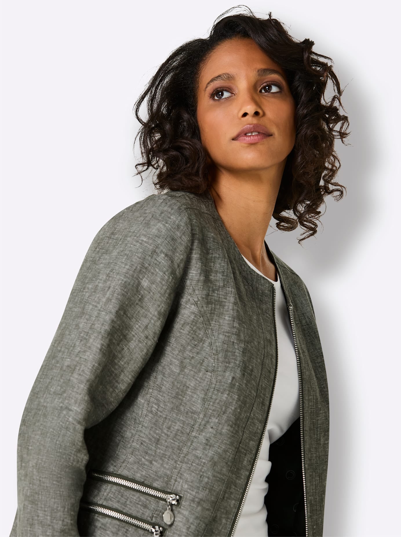 CREATION L PREMIUM Jackenblazer »Leinen-Blazer«