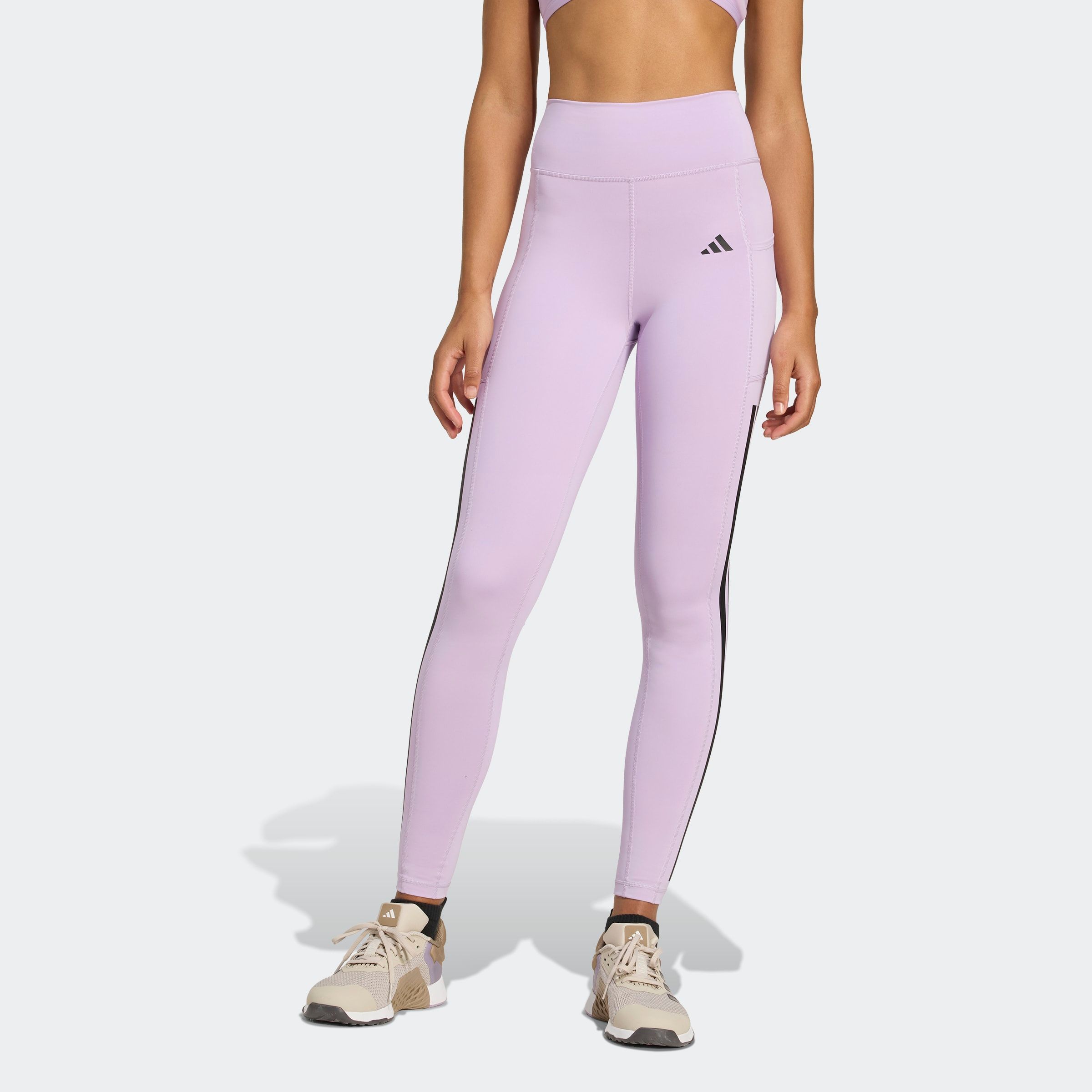 adidas Performance Trainingstights "OPTIME 3-STREIFEN FULL LENGTH LEGGINGS"