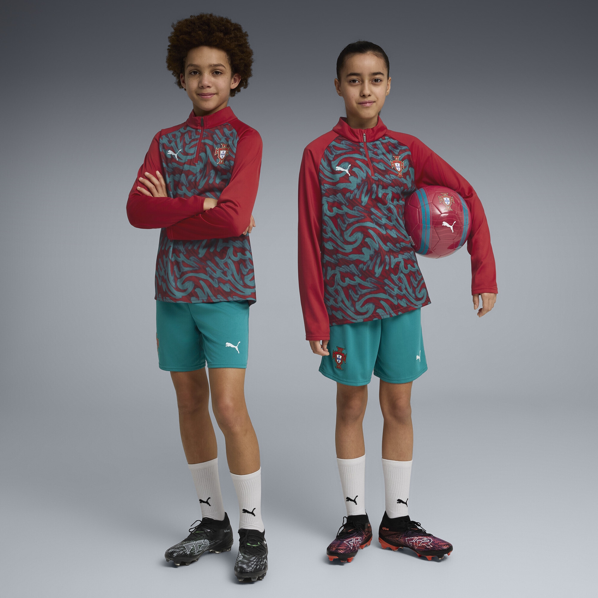 PUMA T-Shirt »Portugal Aufwärmoberteil Jugendliche«