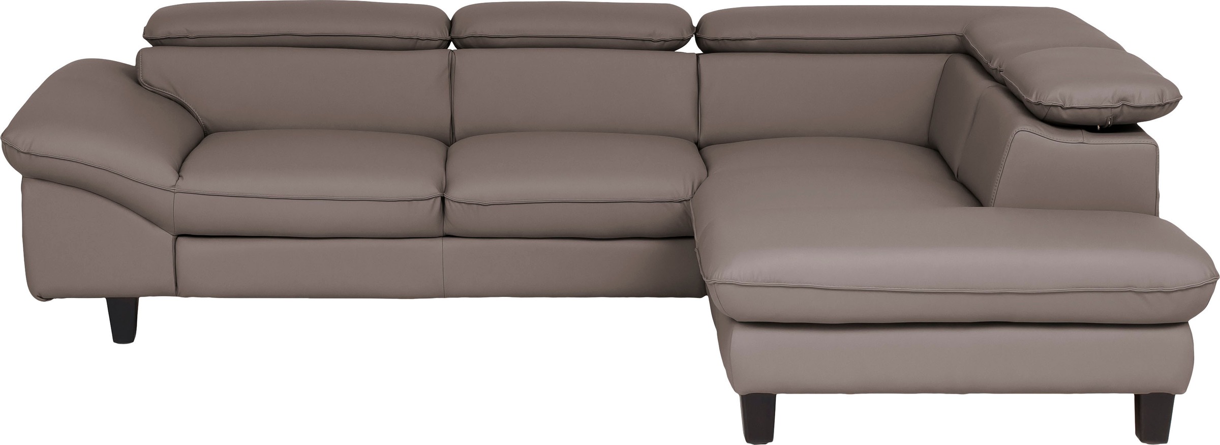 Home affaire Ecksofa »Pilot L-Form« mit Kopfteilverstellung, wahlweise mit Bettfunktion & Bettkasten