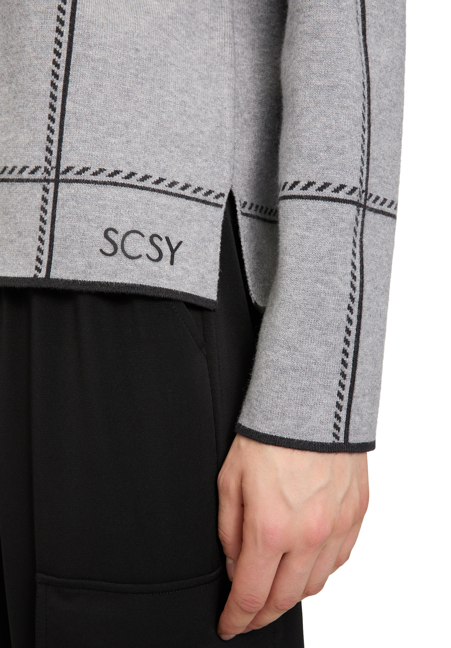Betty Barclay Strickpullover »Betty Barclay Damen Strickpullover kariert«, (1 tlg.), Jacquard