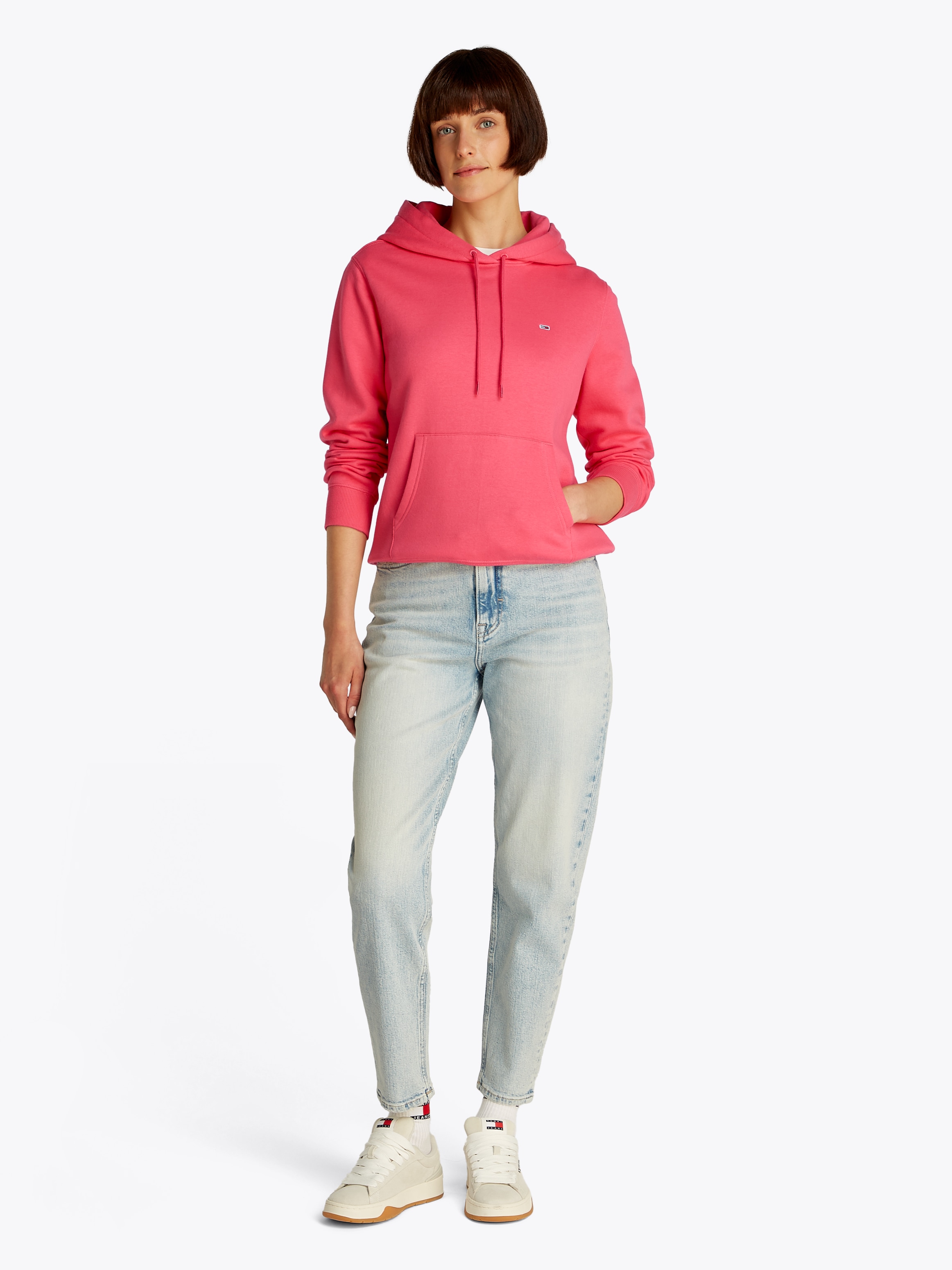 Tommy Jeans Hoodie »TJW REG S FLAG HOODIE«, mit Logo-Flag