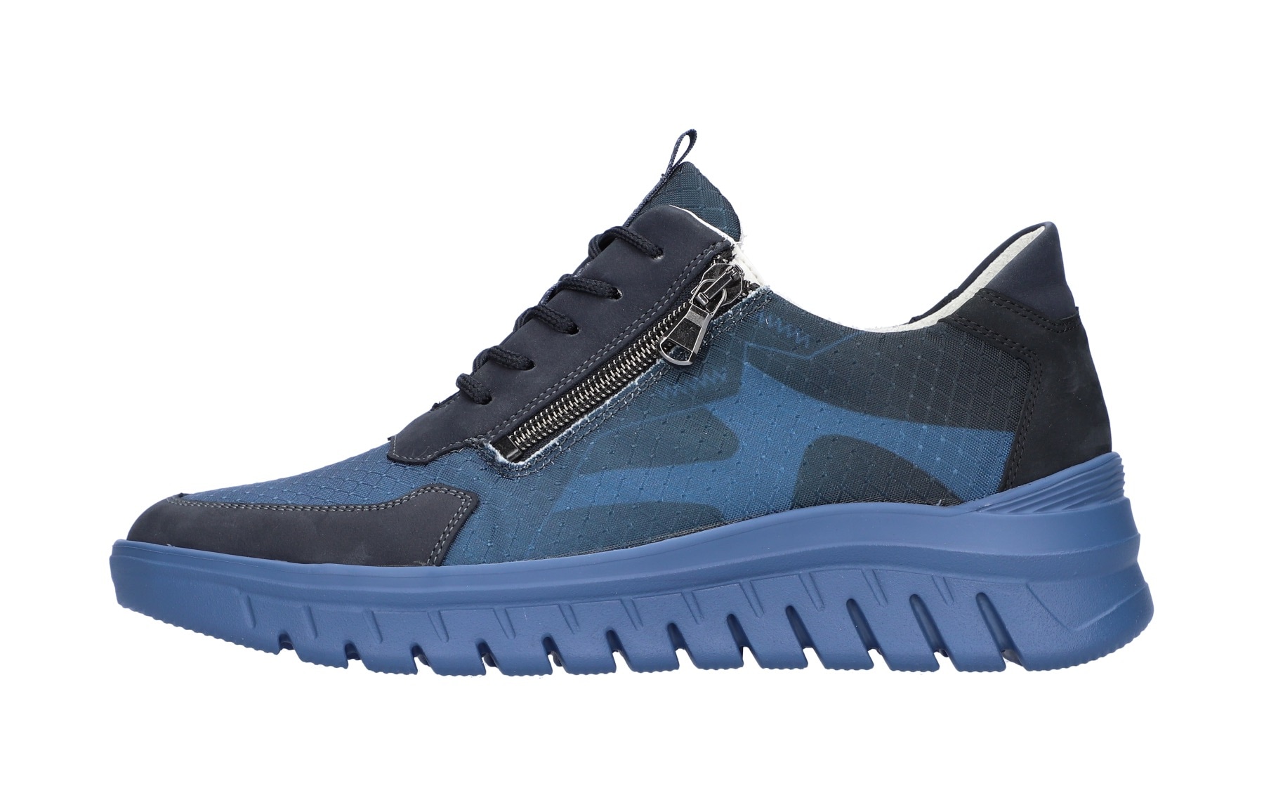 Waldläufer Keilsneaker »H-BIGGI«, Schnürer, Halbschuh, Freizeitschuh mit Kontrastnaht, Weite H