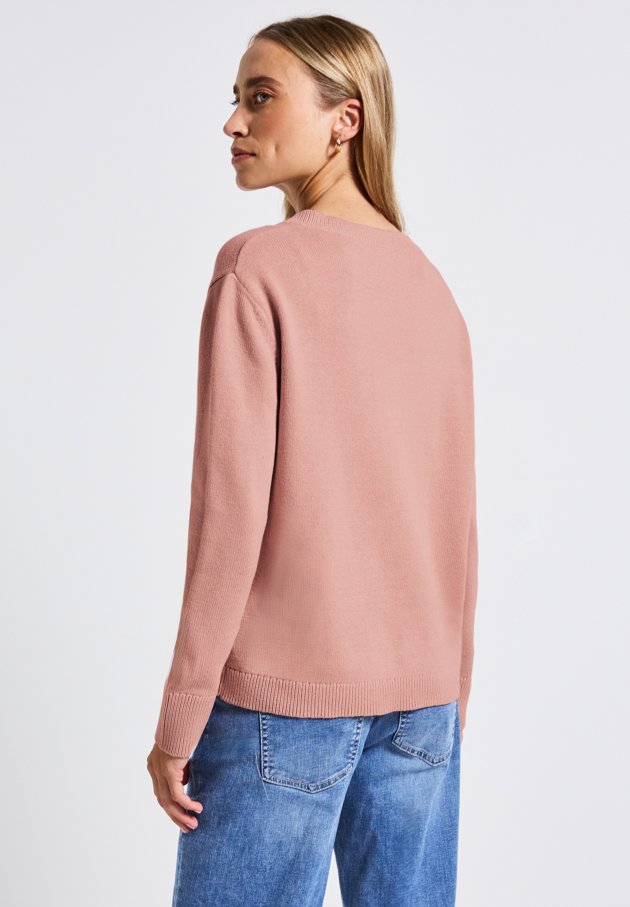 STREET ONE Strickpullover, im soften Baumwoll-Mix