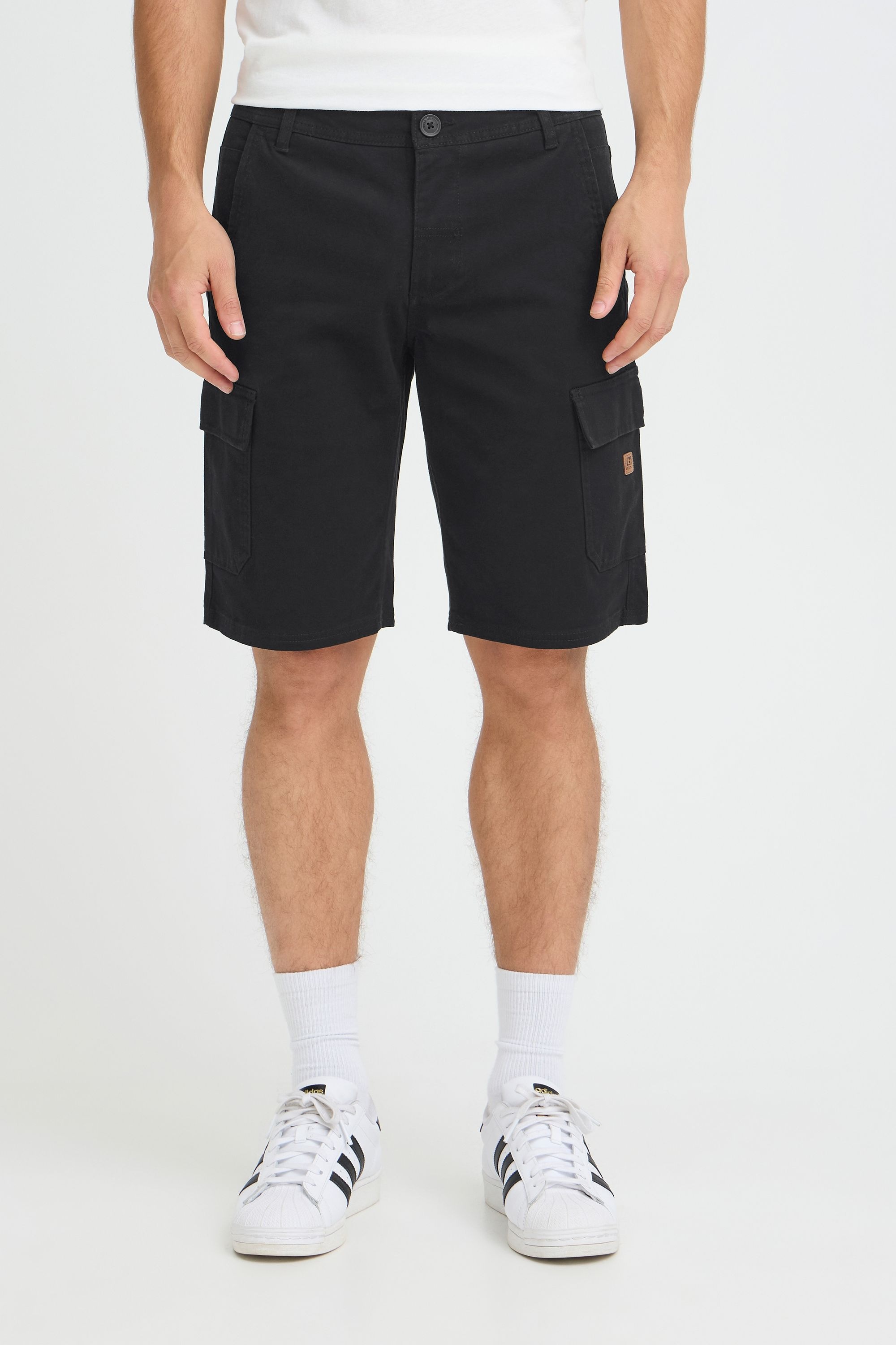 Cargoshorts BLEND "Cargoshorts BHMTirol", Herren, Gr. XL, N-Gr, schwarz, Obermaterial: 98% Baumwolle CO. 2% Elasthan EL., Hosen