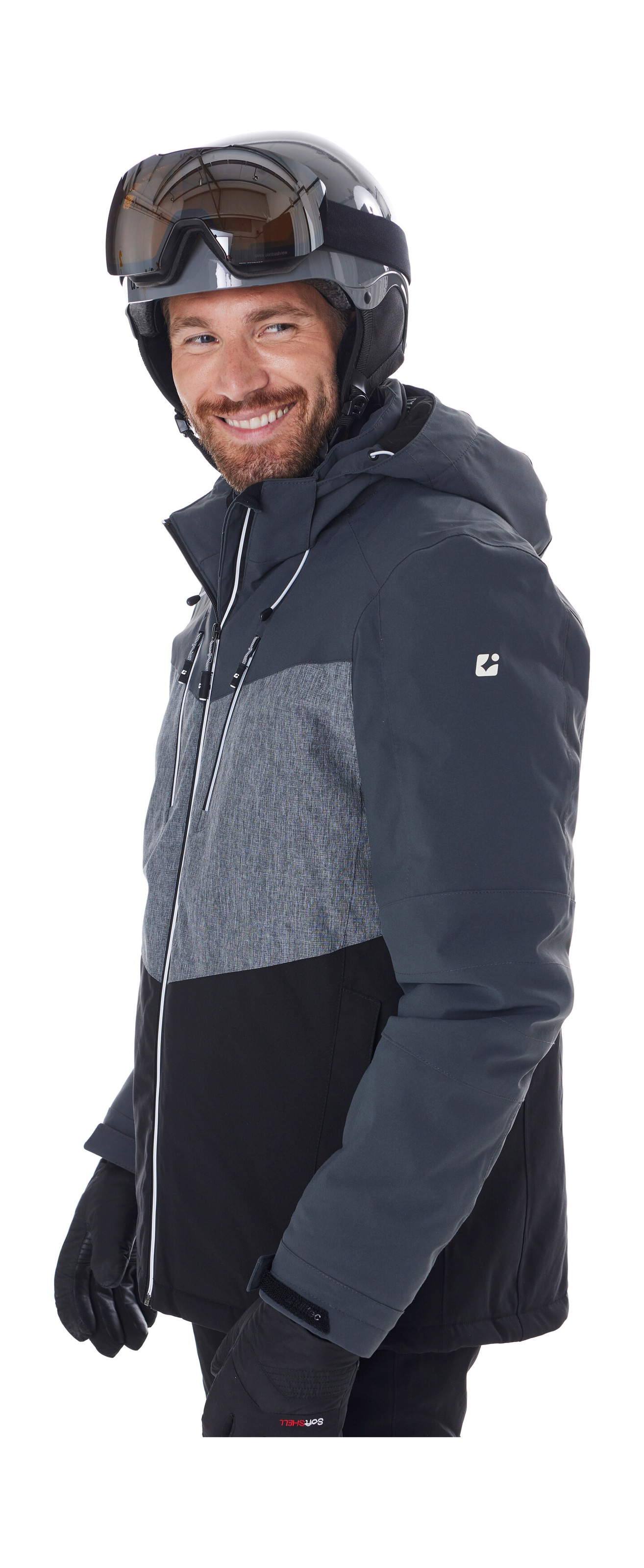 Thumbnail - Killtec Skijacke "KSW 45 MN SKI JCKT" Trendige, wasserdichte Skijacke mit abnehmbarer Kapuze und Schneefang