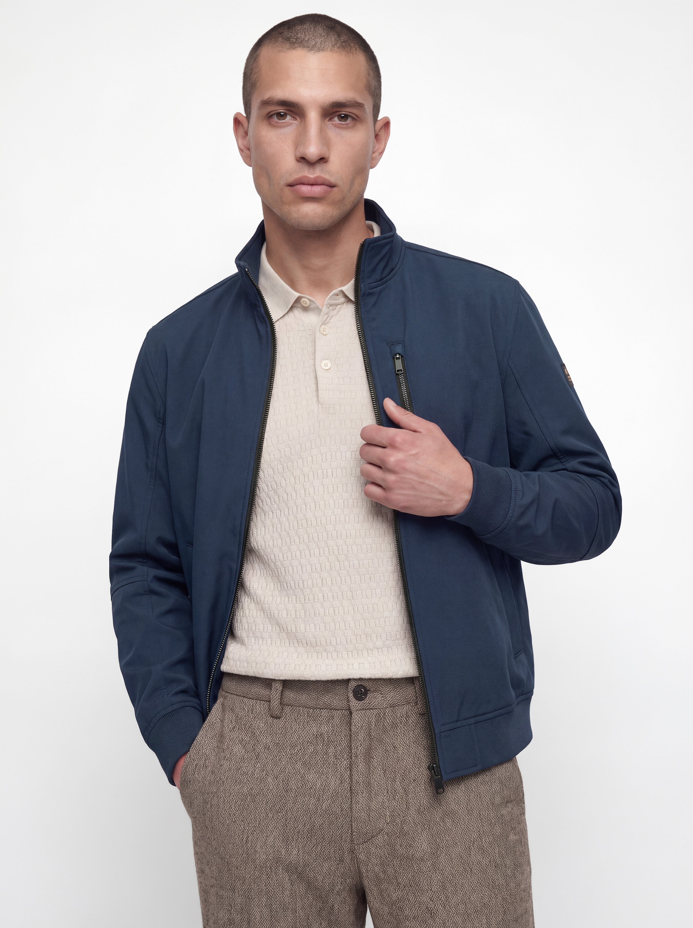 Jack & Jones "JJELIAM SOFTSHELL BOMBER NOOS" Kunstfaser, regular fit