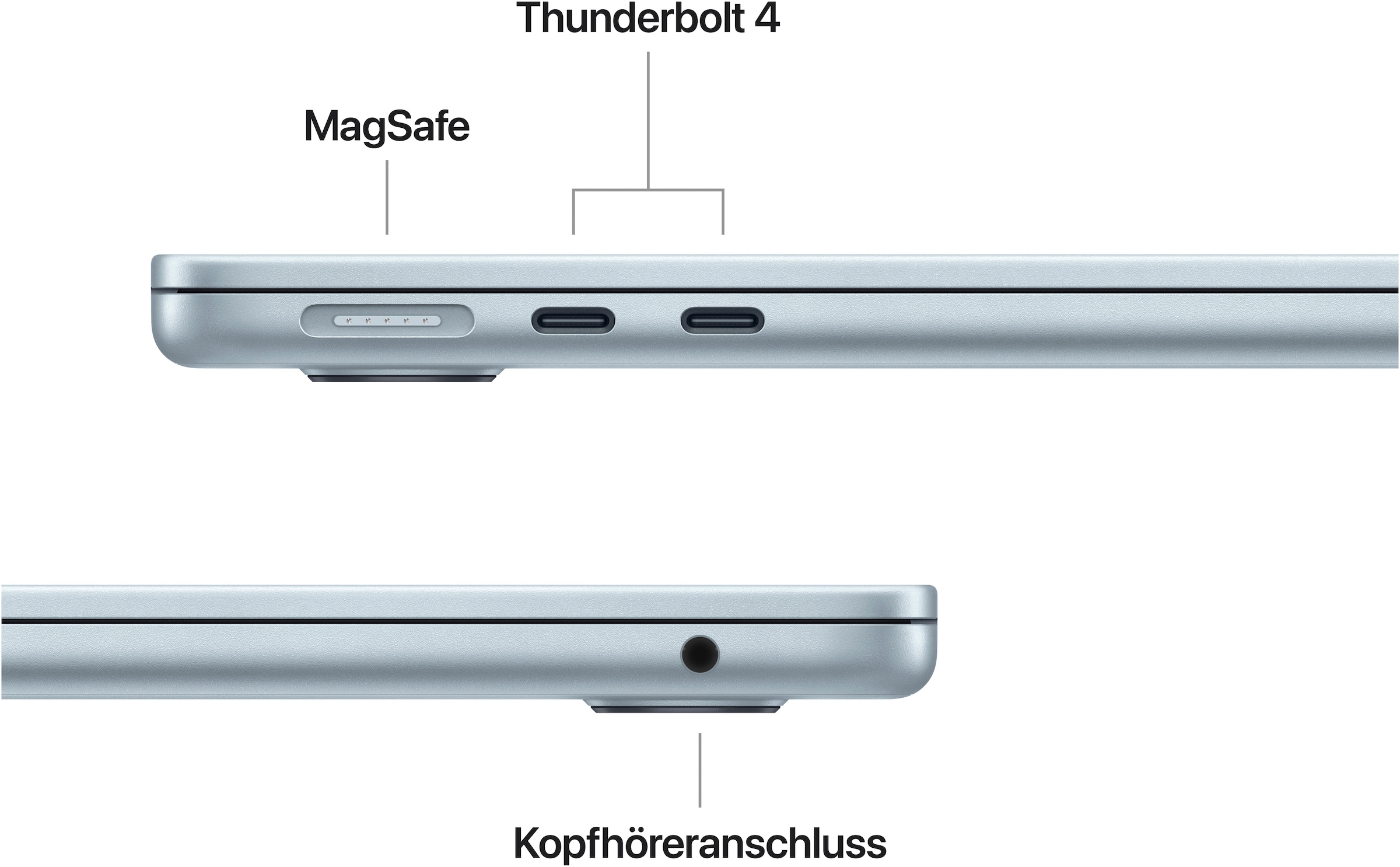 Apple Notebook »MacBook Air 13" (2025)«, 34,46 cm, / 13,6 Zoll, Apple, M4, 8-Core GPU, 256 GB SSD