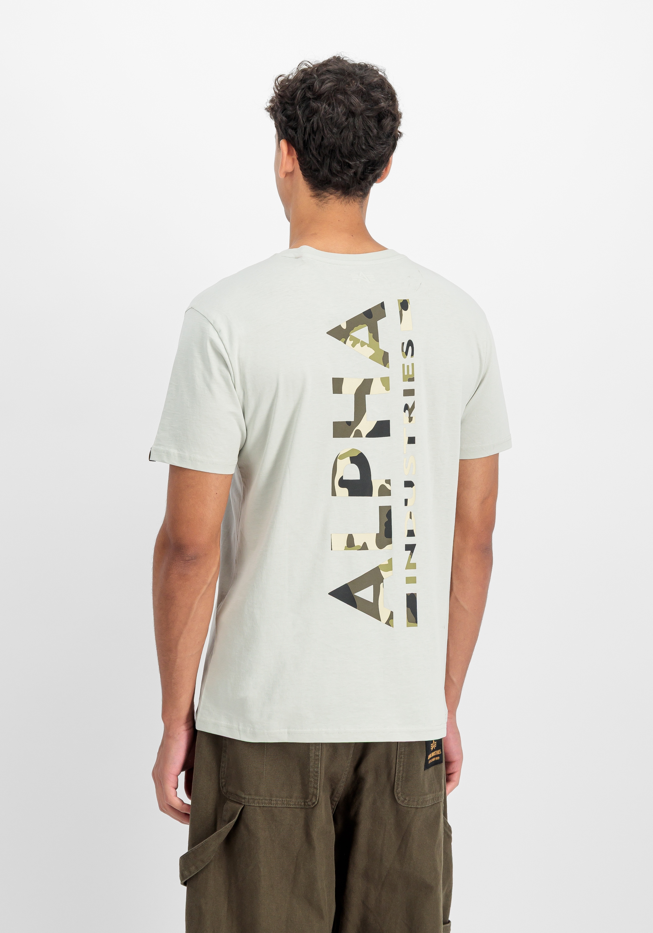 Alpha Industries T-Shirt "Backprint T-Shirt Camo Print" günstig online kaufen