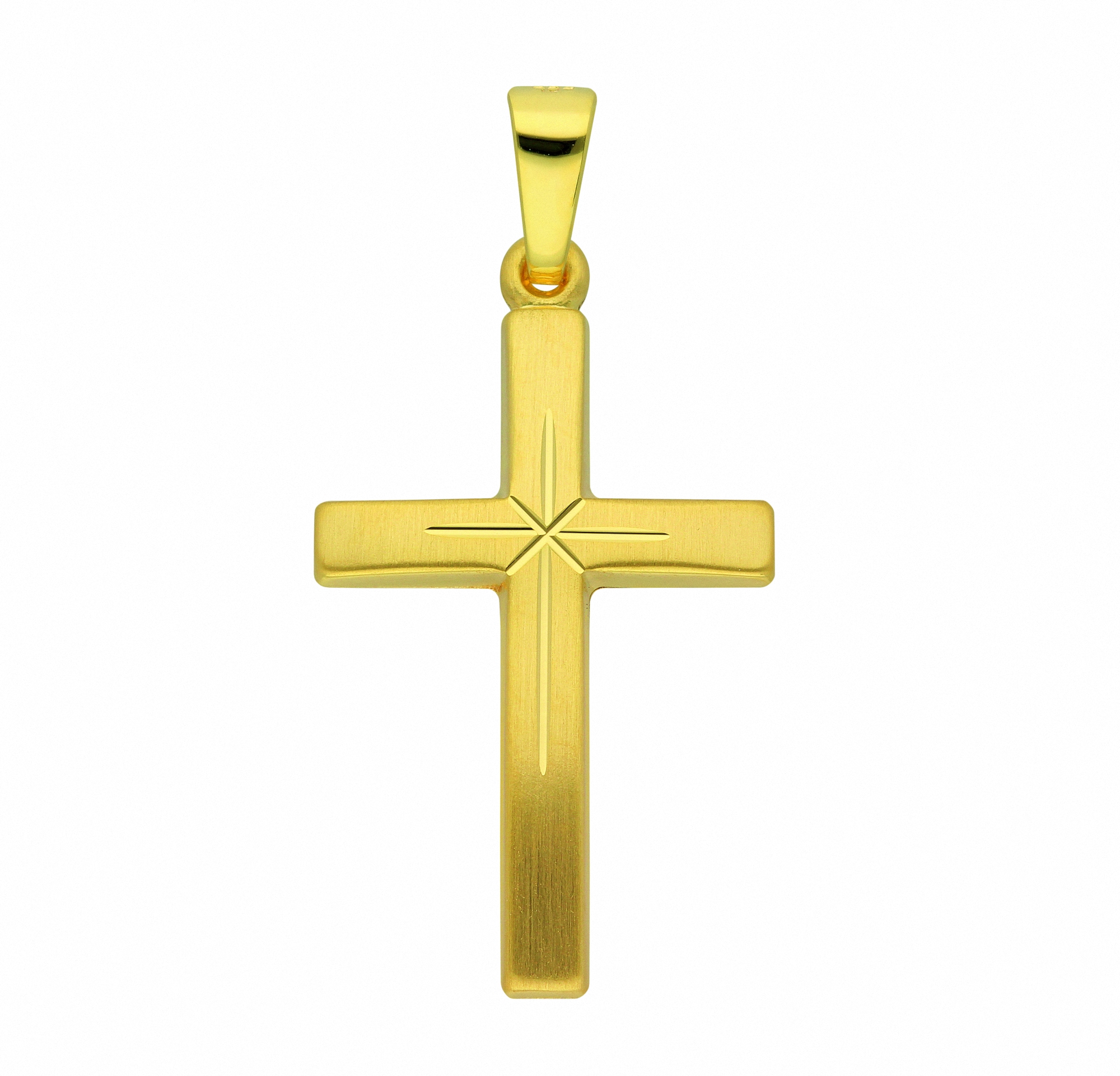 Adelia´s Kette mit Anhänger »333 Halskette - BAUR Kreuz mit Set bestellen Anhänger«, Gold online | Schmuckset