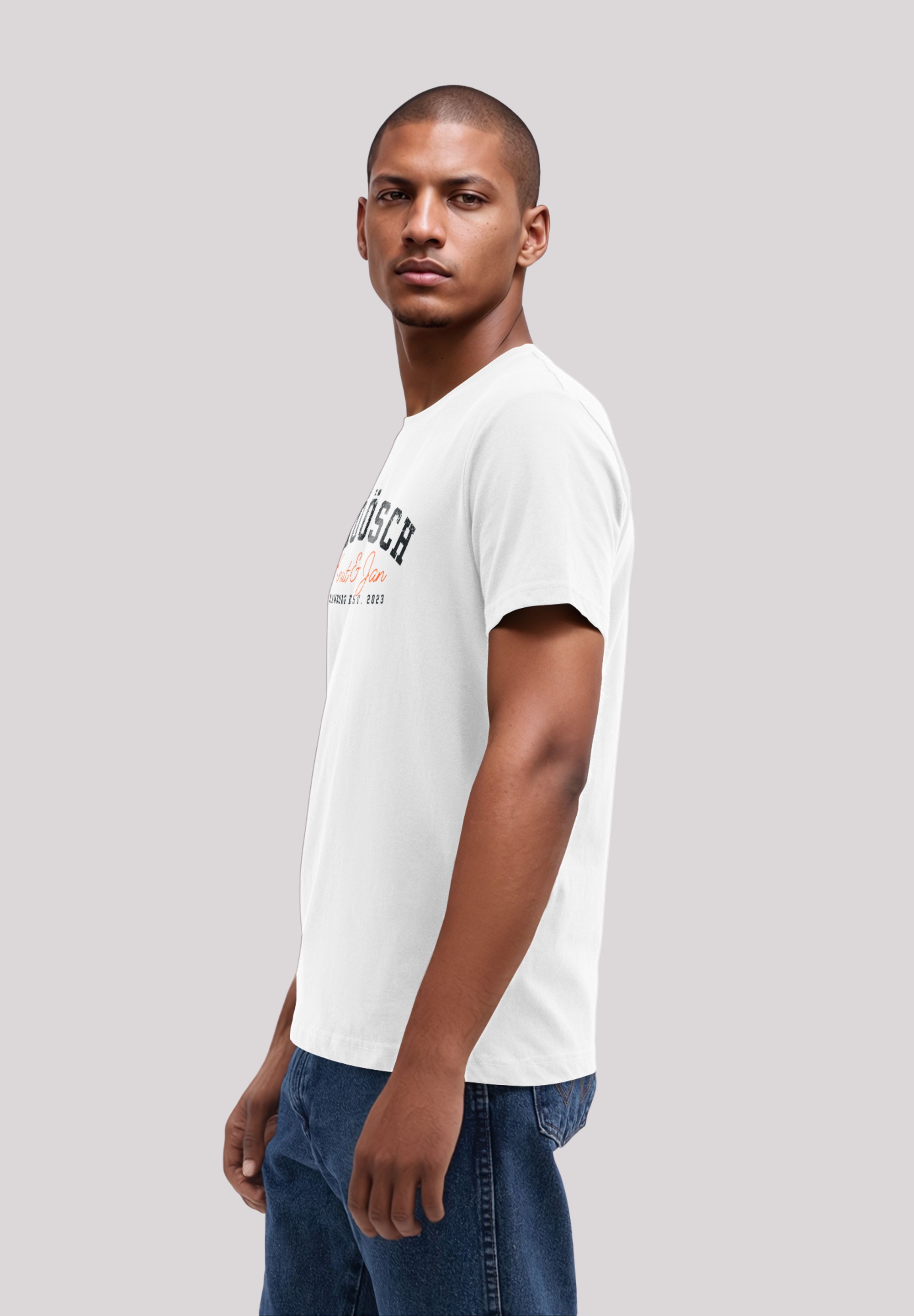 F4NT4STIC T-Shirt »Knut & Jan Hamburg Ahöösch Plattdeutsch« Premium Qualität