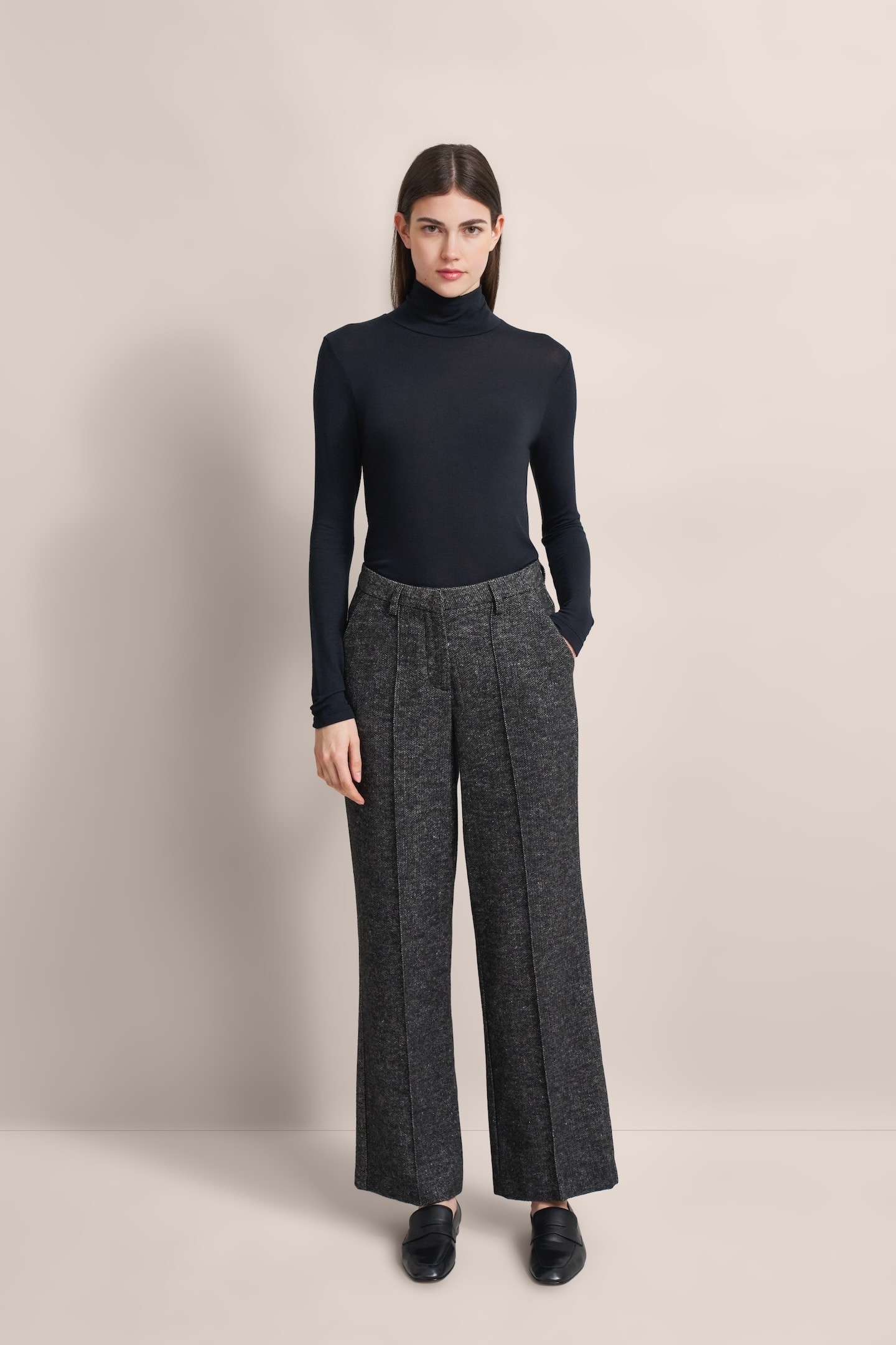 bugatti Stoffhose, mit Woll-Struktur