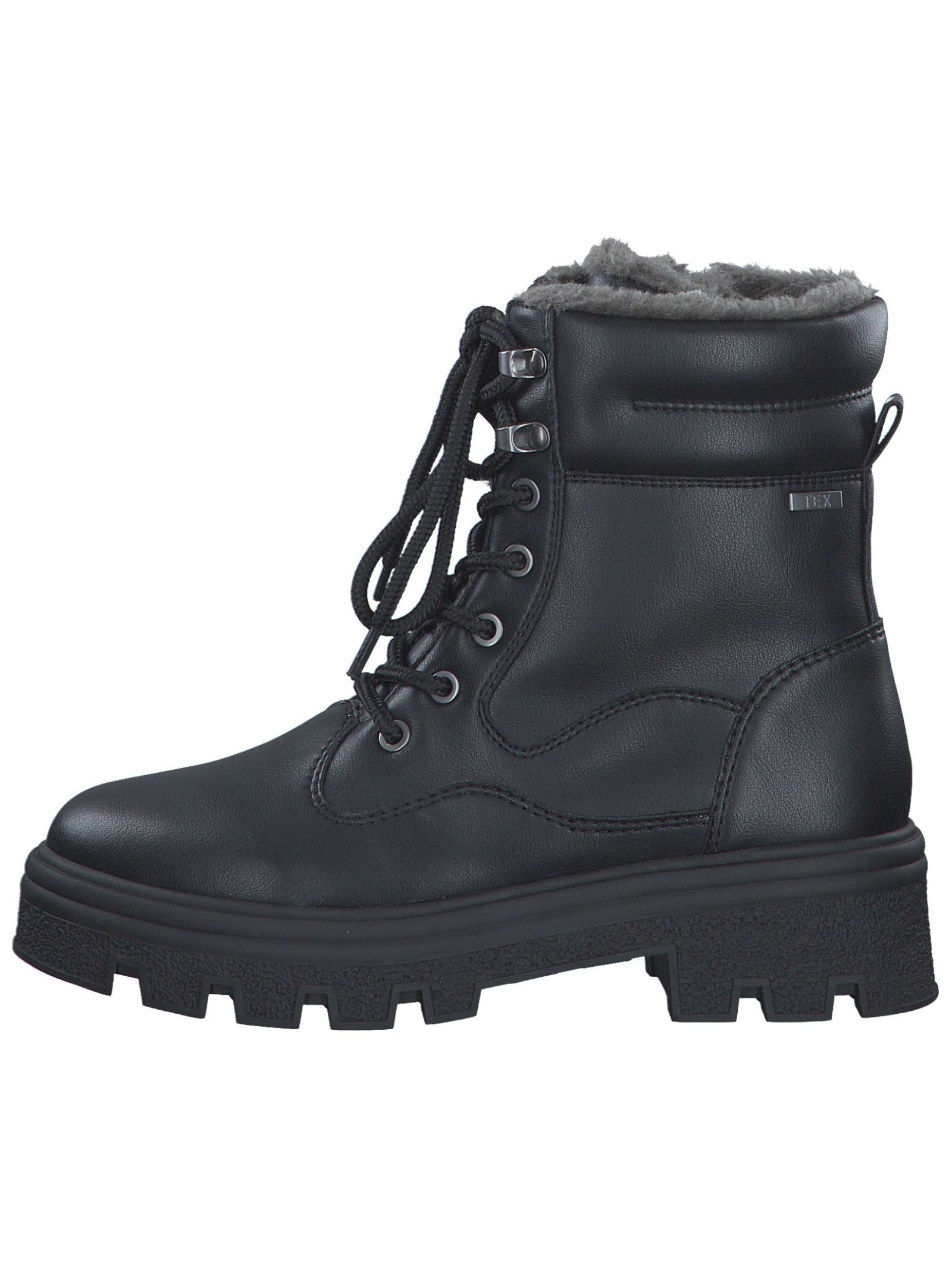 s.Oliver Schnürstiefelette »s.Oliver Stiefelette Lederimitat/Textil«