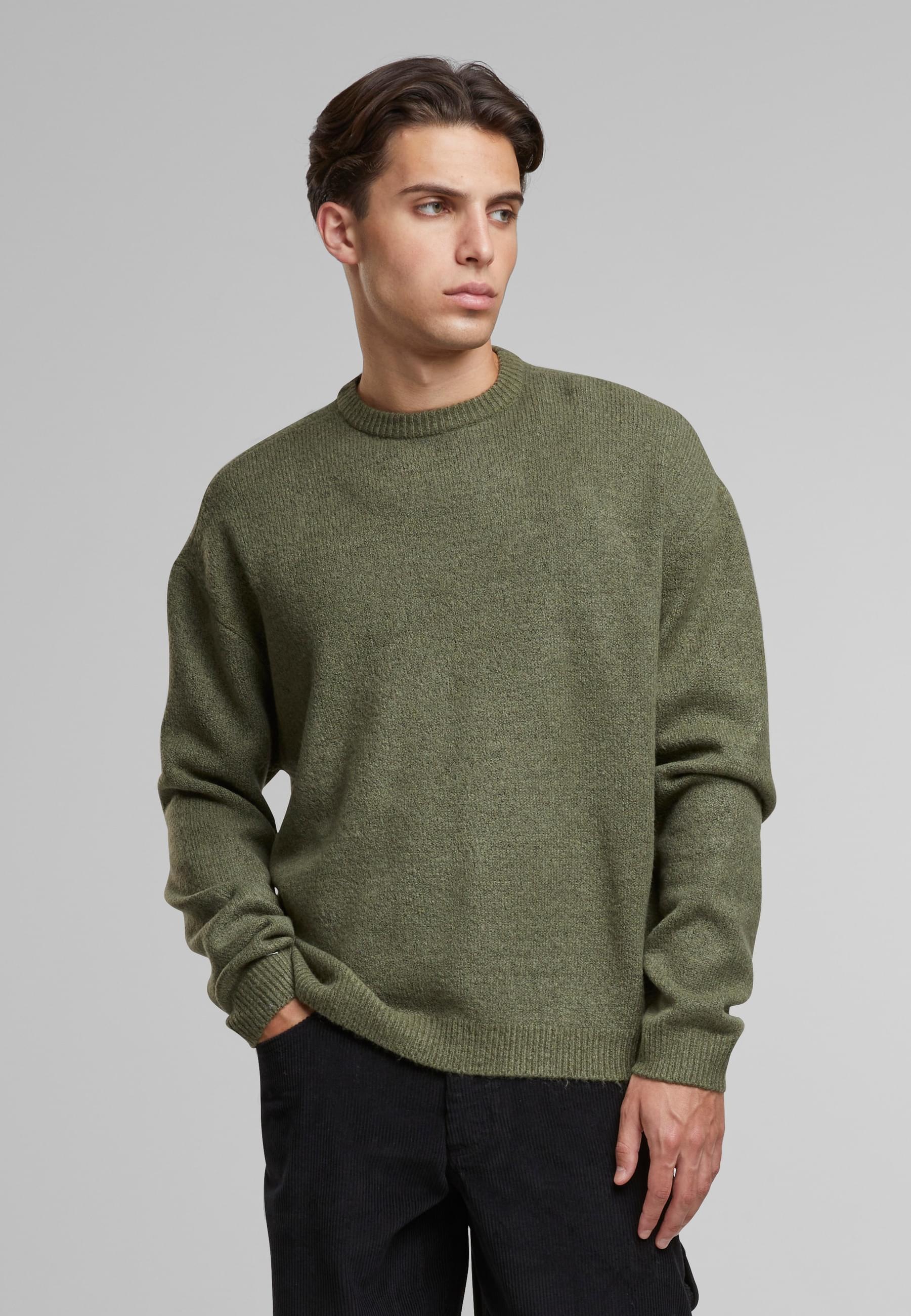 URBAN CLASSICS Rundhalspullover »Urban Classics Herren Oversized Chunky Sweater«, (1 tlg.)