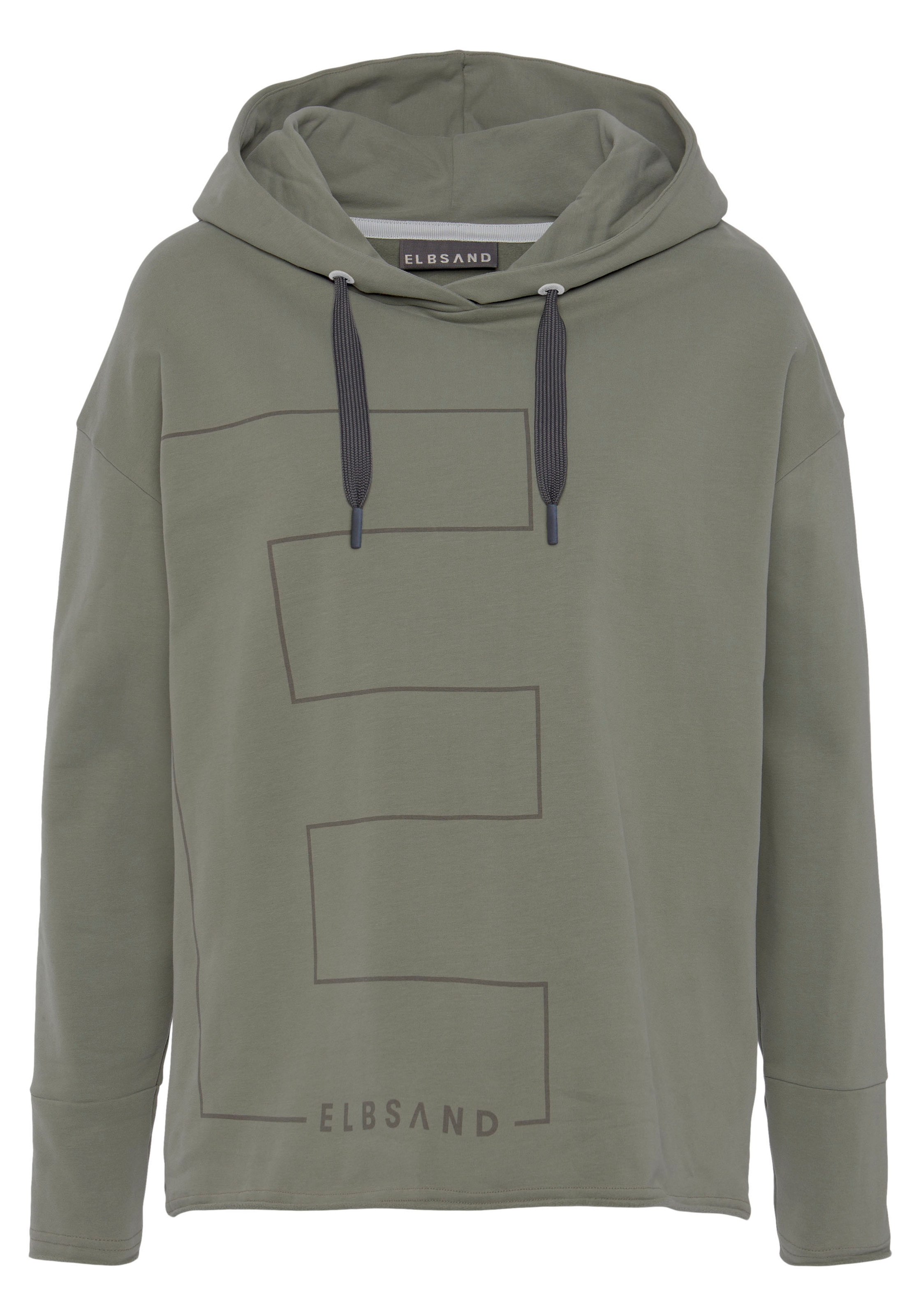 Elbsand Kapuzensweatshirt Dea, Hoodie mit Logodruck vorne günstig online kaufen