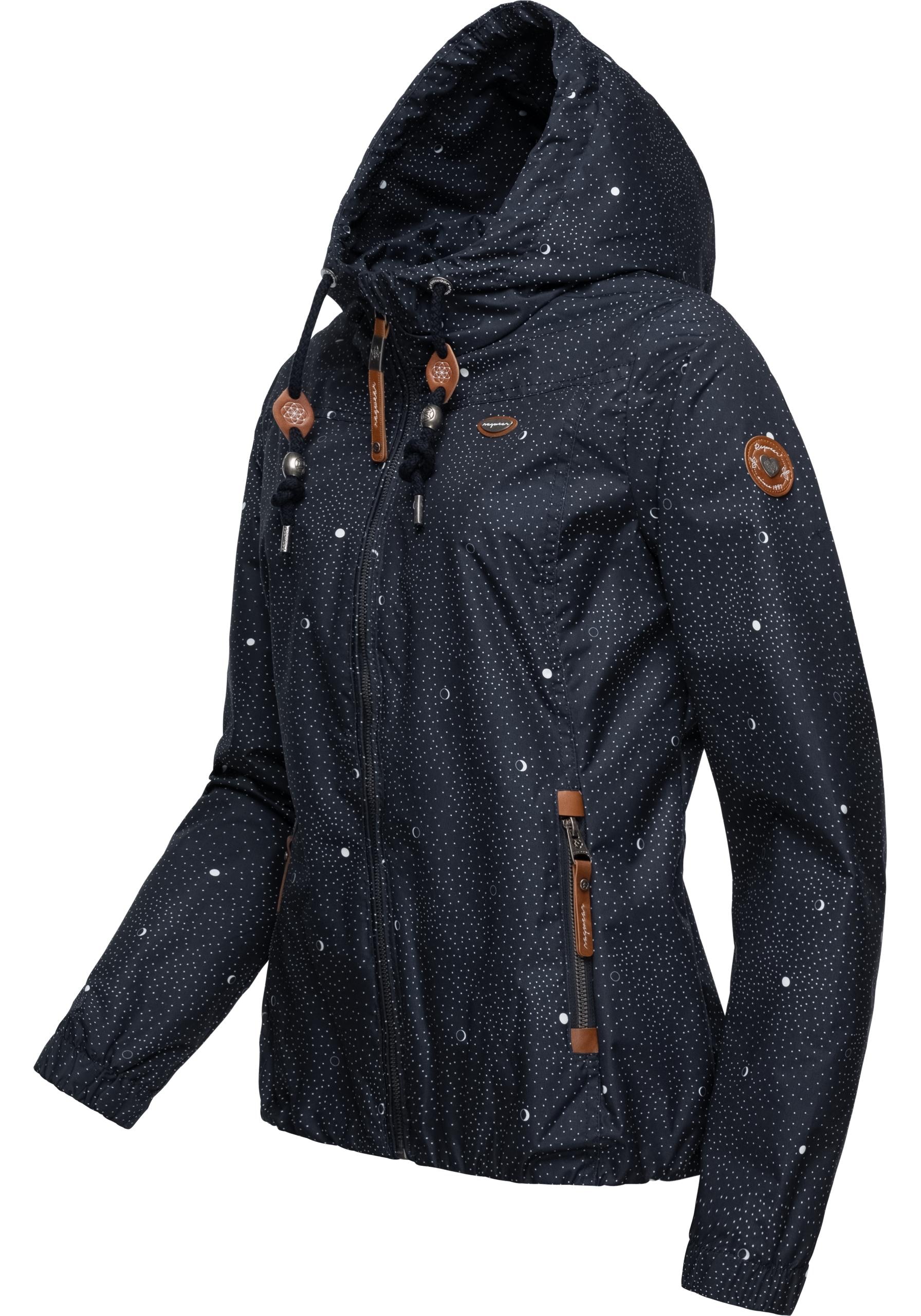 Ragwear Outdoorjacke "Darow Print", mit Kapuze, stylische Übergangsjacke mi günstig online kaufen