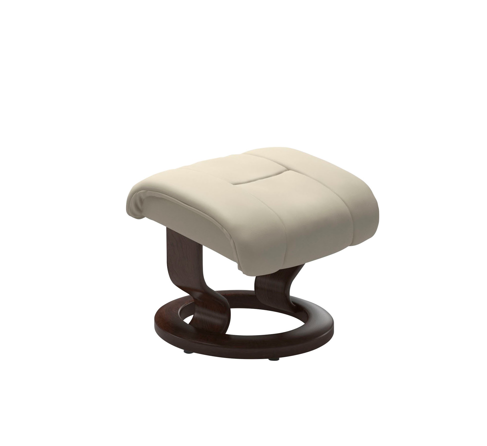 Stressless® Relaxsessel »Reno«, (Set, Relaxsessel mit Hocker), mit Hocker, mit Classic Base, Größe S, M & L, Gestell Braun