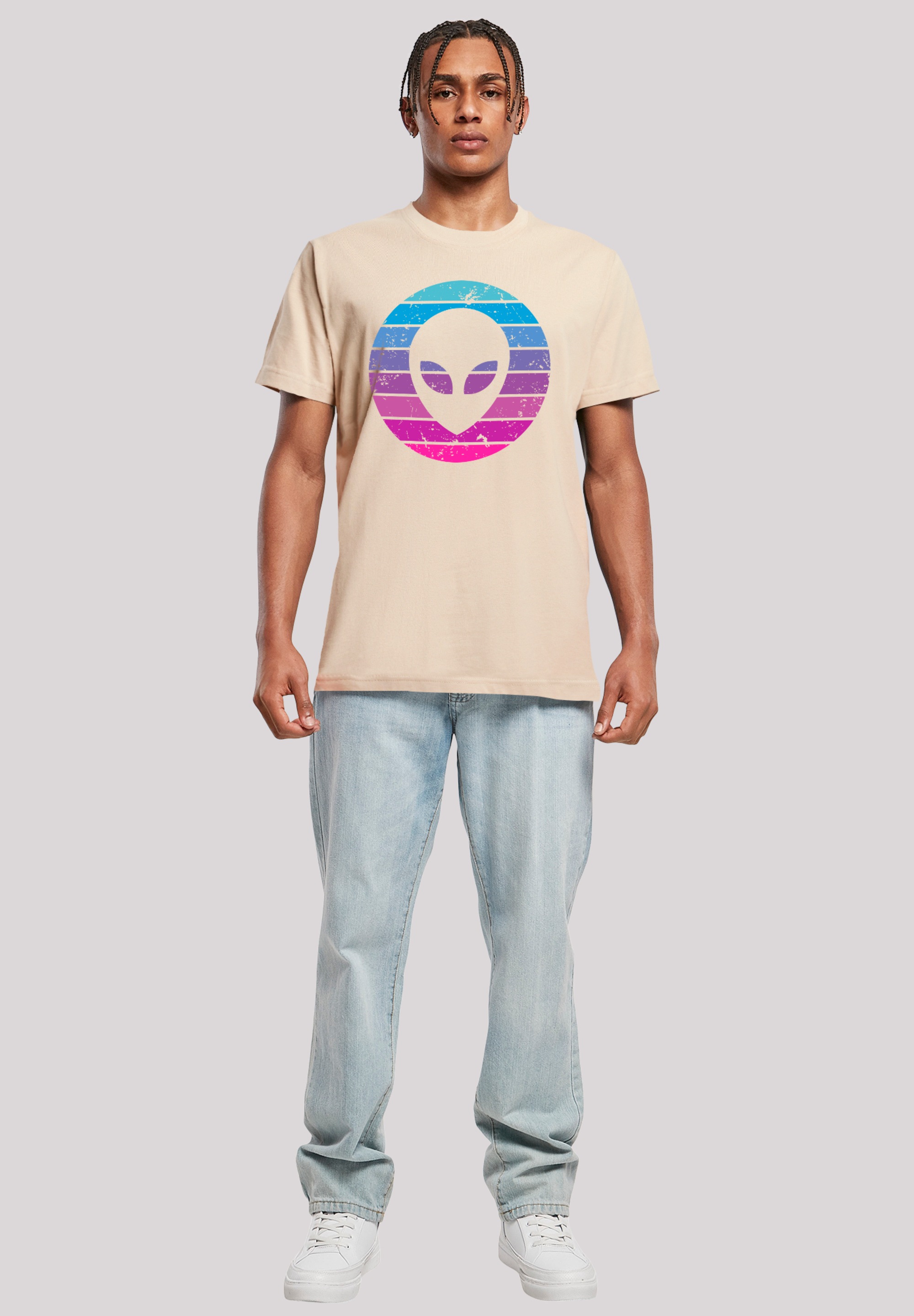 F4NT4STIC T-Shirt »Alien Kopf«, Premium Qualität
