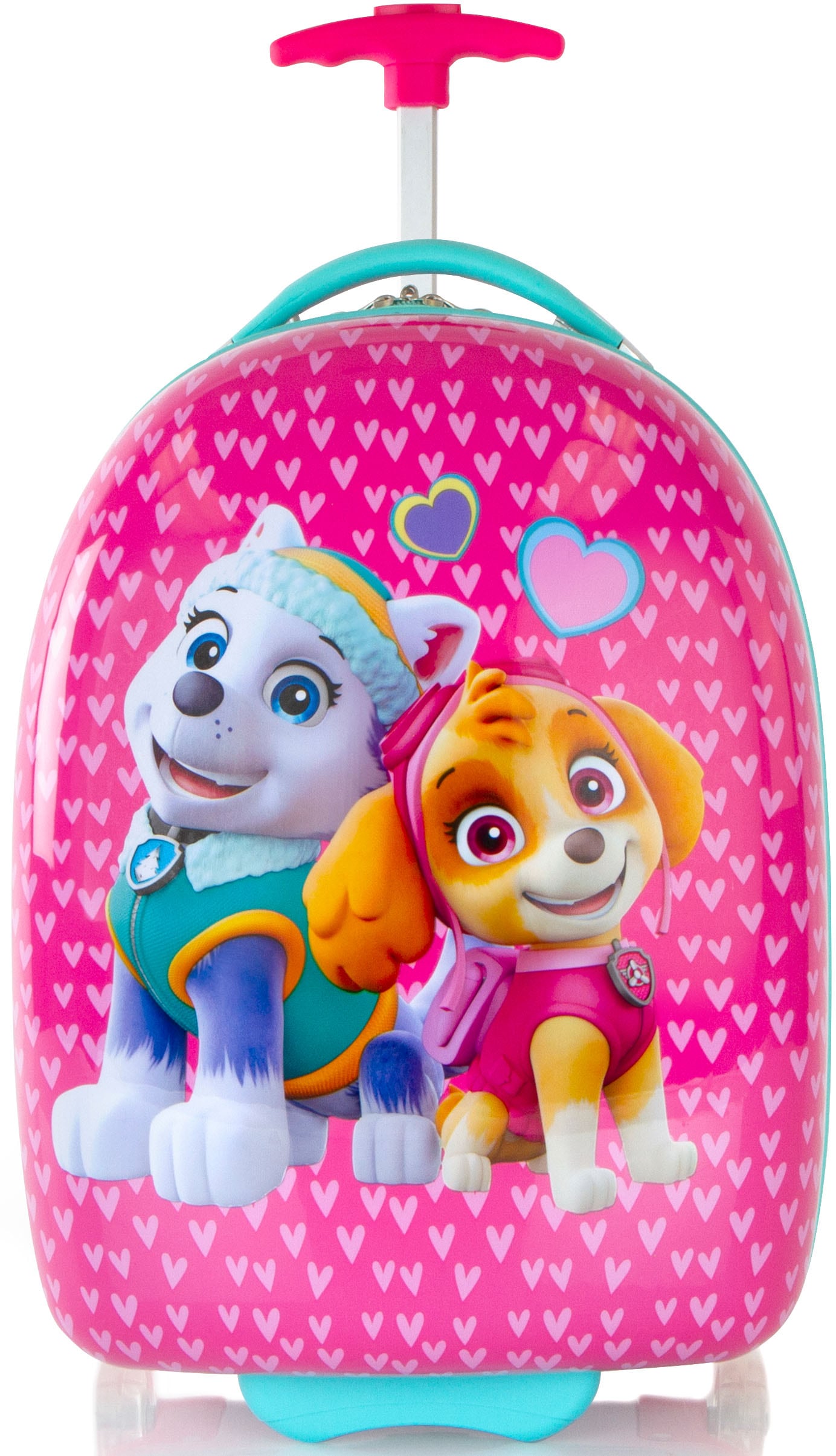 Heys Kinderkoffer Paw Patrol, Rosa, 2 Rollen, in runder Form rosa Handgepäck-Koffer Handgepäck Reisegepäck