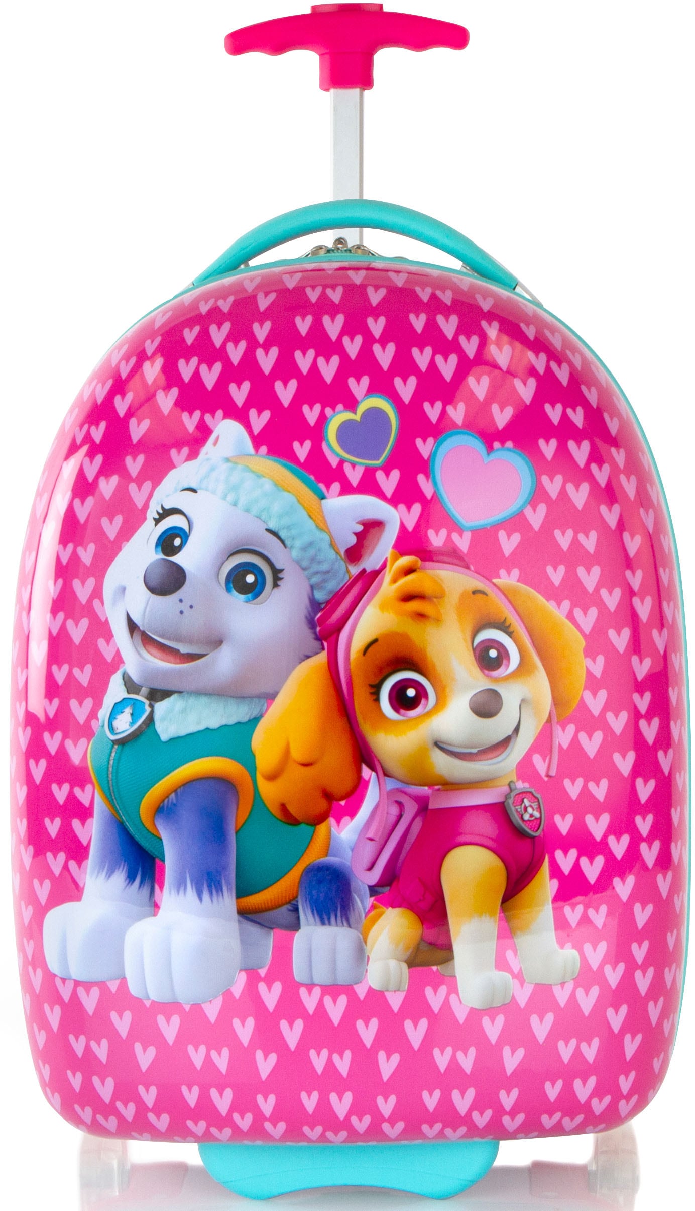 Heys Kinderkoffer "Paw Patrol, Rosa", 2 St. Rollen, Heys x Joachim Llambi Kindertrolley Kinder Reisegepäck