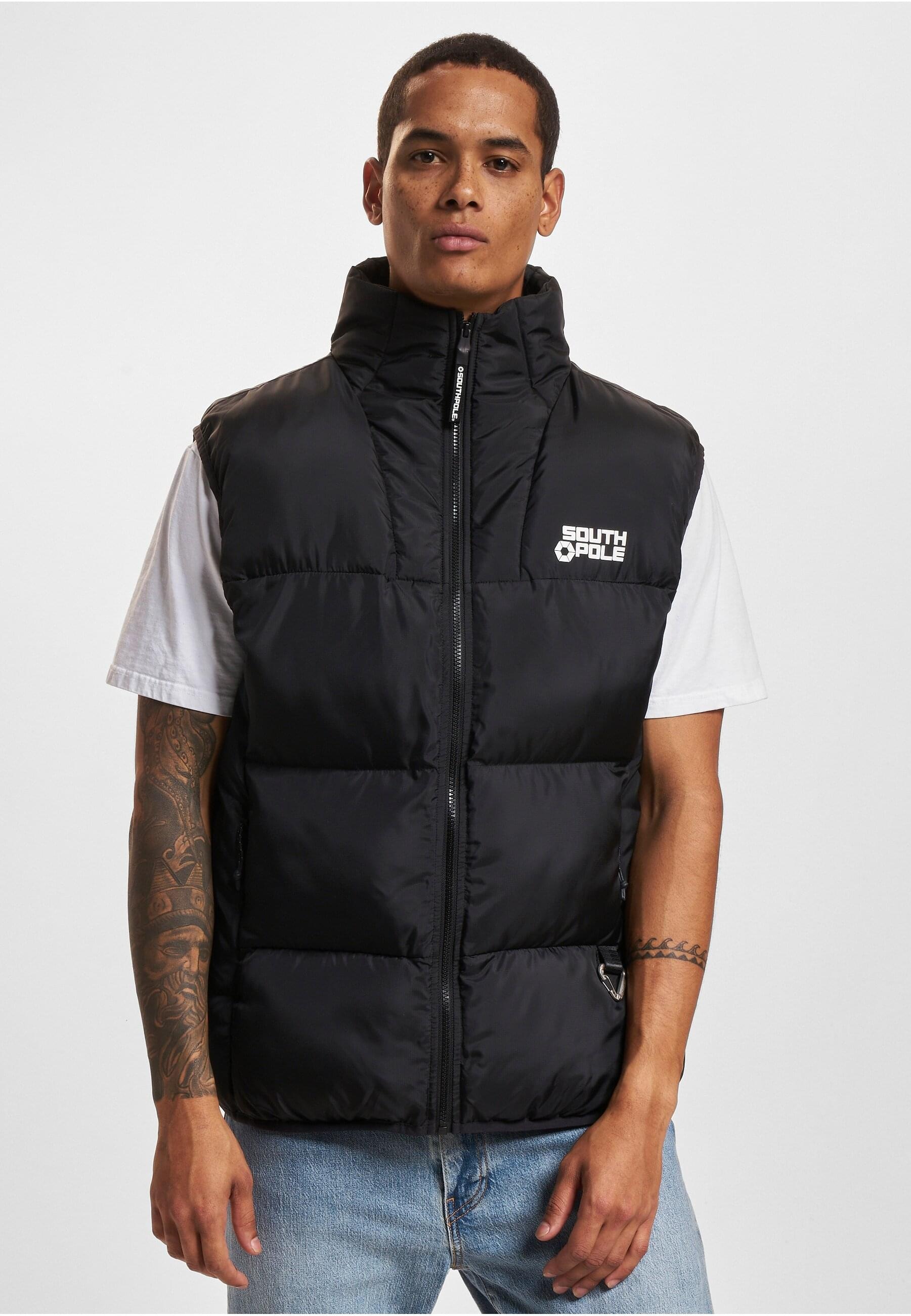 Southpole Steppweste »Southpole Herren PM233-017-1 SP Bubble Vest 1.0«, (1 tlg.)