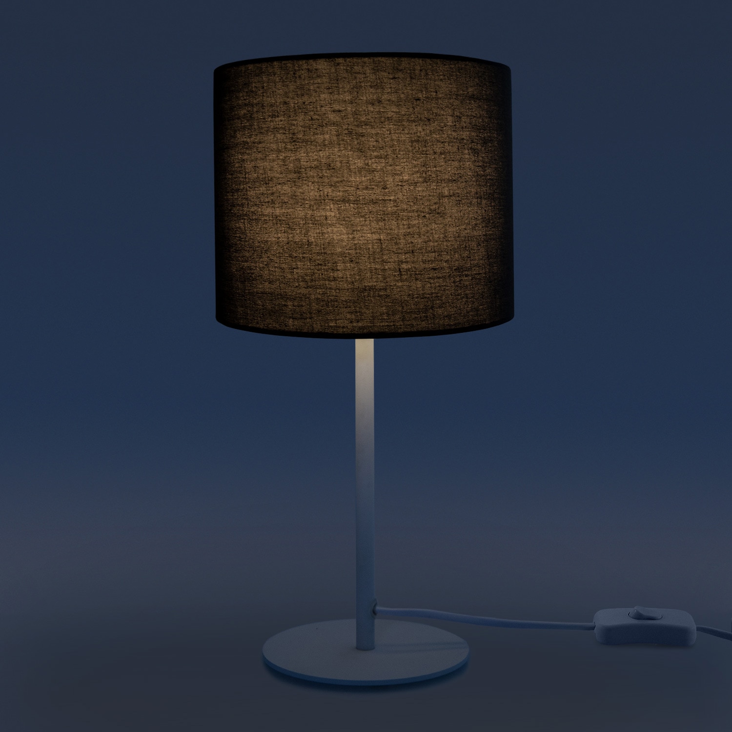 Paco Home Tischleuchte »Uni Color«, 1 flammig, Leuchtmittel E14 | ohne Leuchtmittel, LED E14 Lampe, Für Wohnzimmer Und Schlafzimmer, Unifarben, Deko