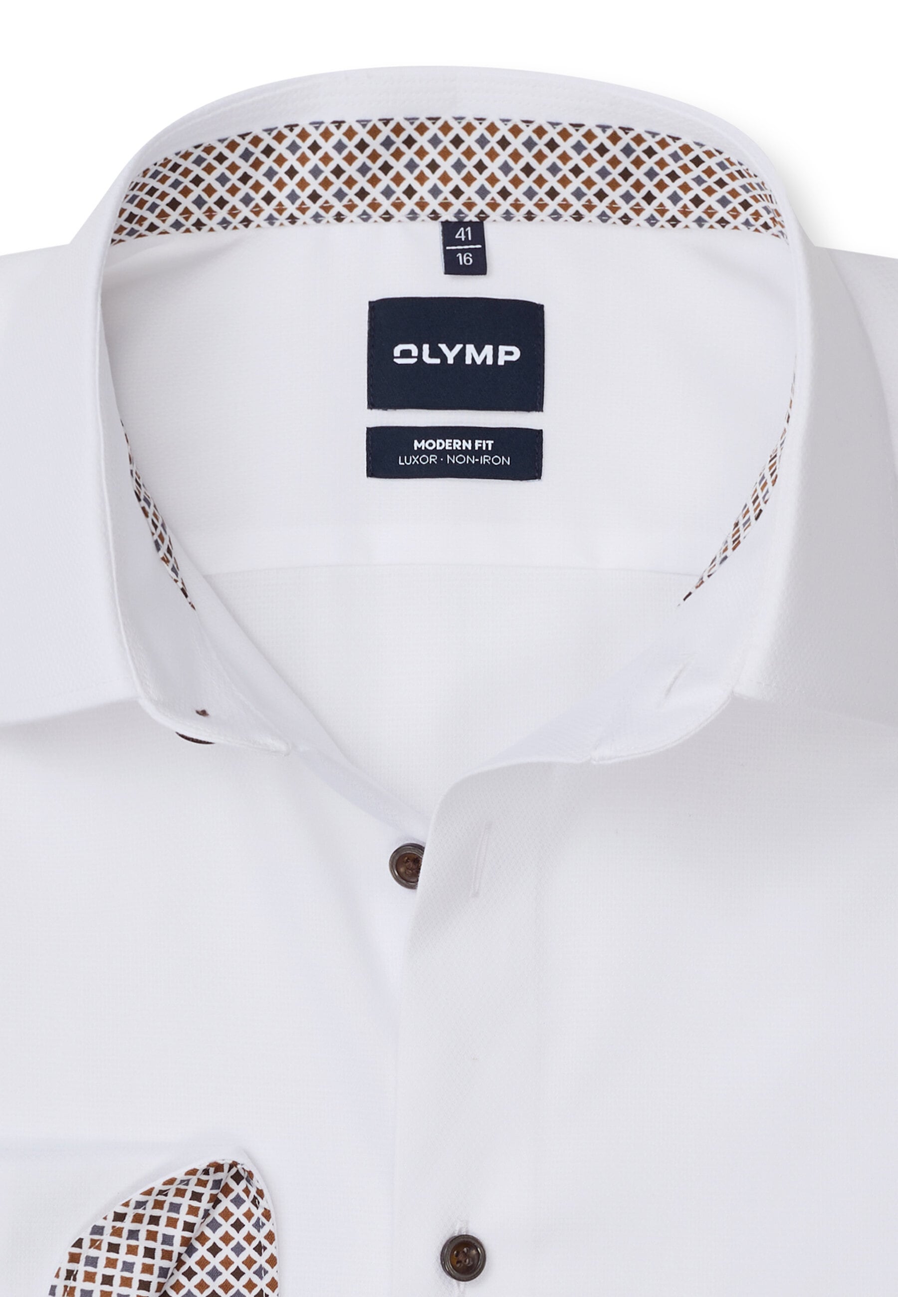 OLYMP Businesshemd »OLYMP Luxor, Modern Fit, New Kent mit extra langem Arm«