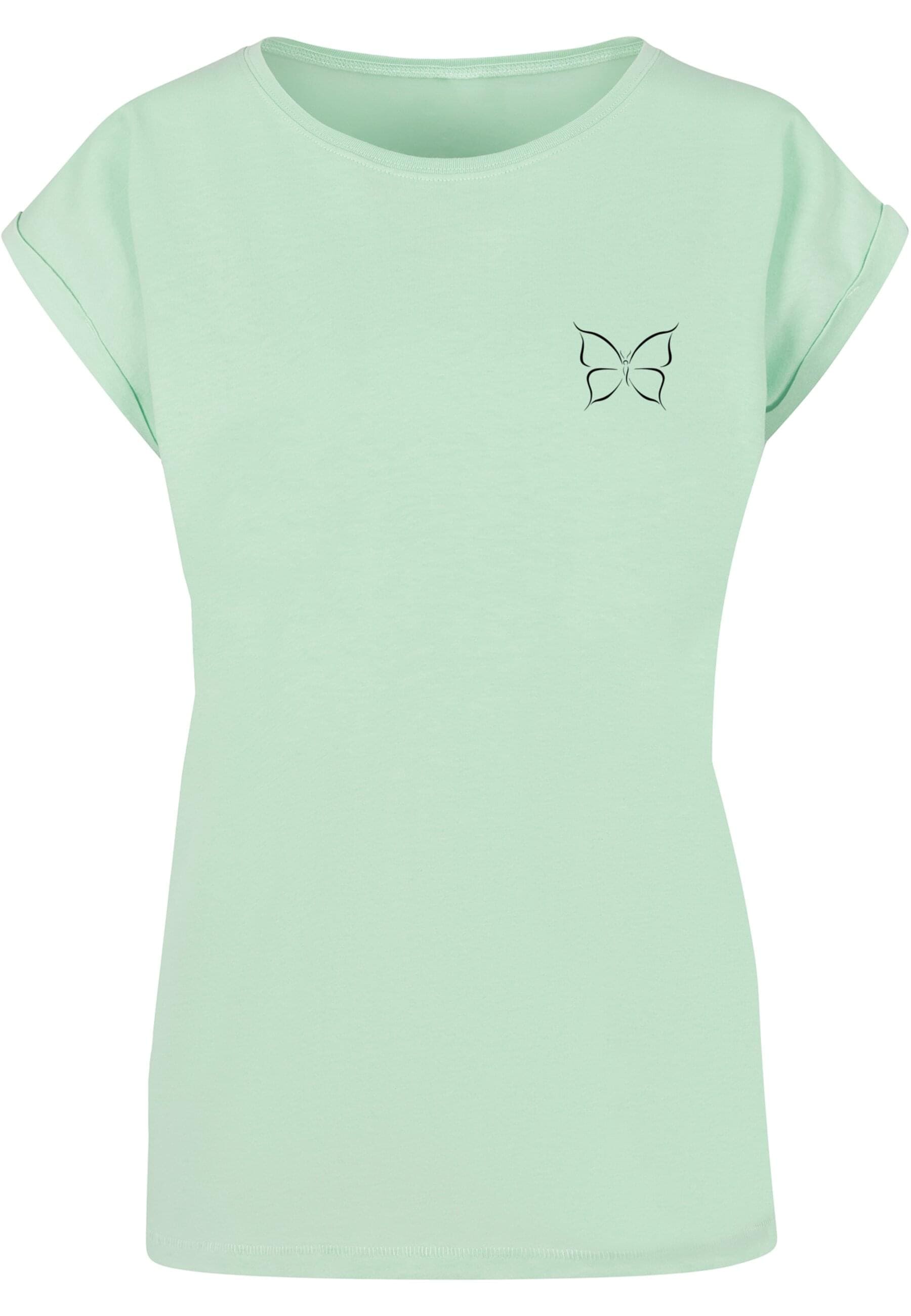 Merchcode T-Shirt "Merchcode Damen Ladies Spring - Butterfly T-Shirt" günstig online kaufen