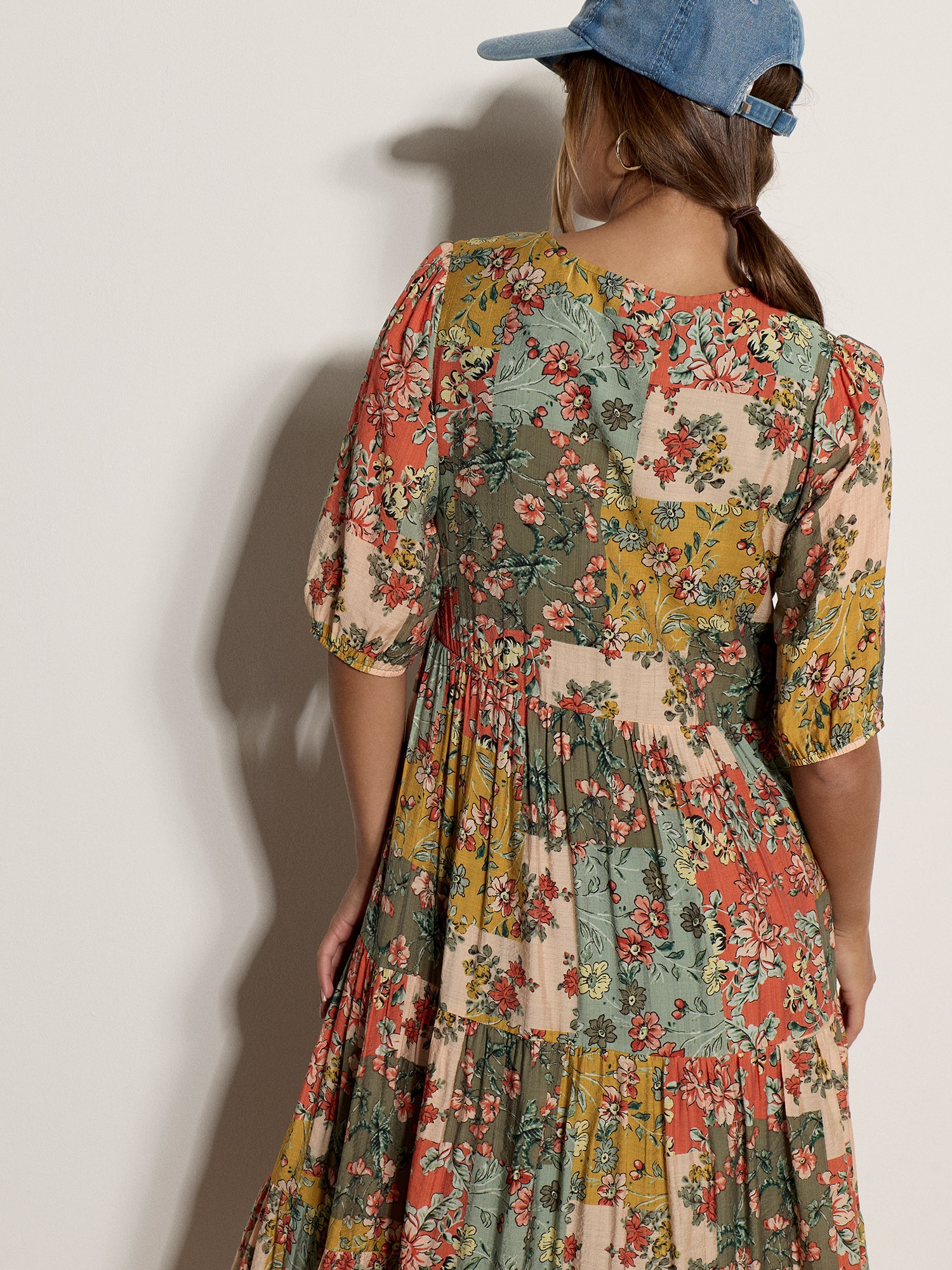 Apricot 2-in-1-Kleid »Midikleid« mit Stufenrock