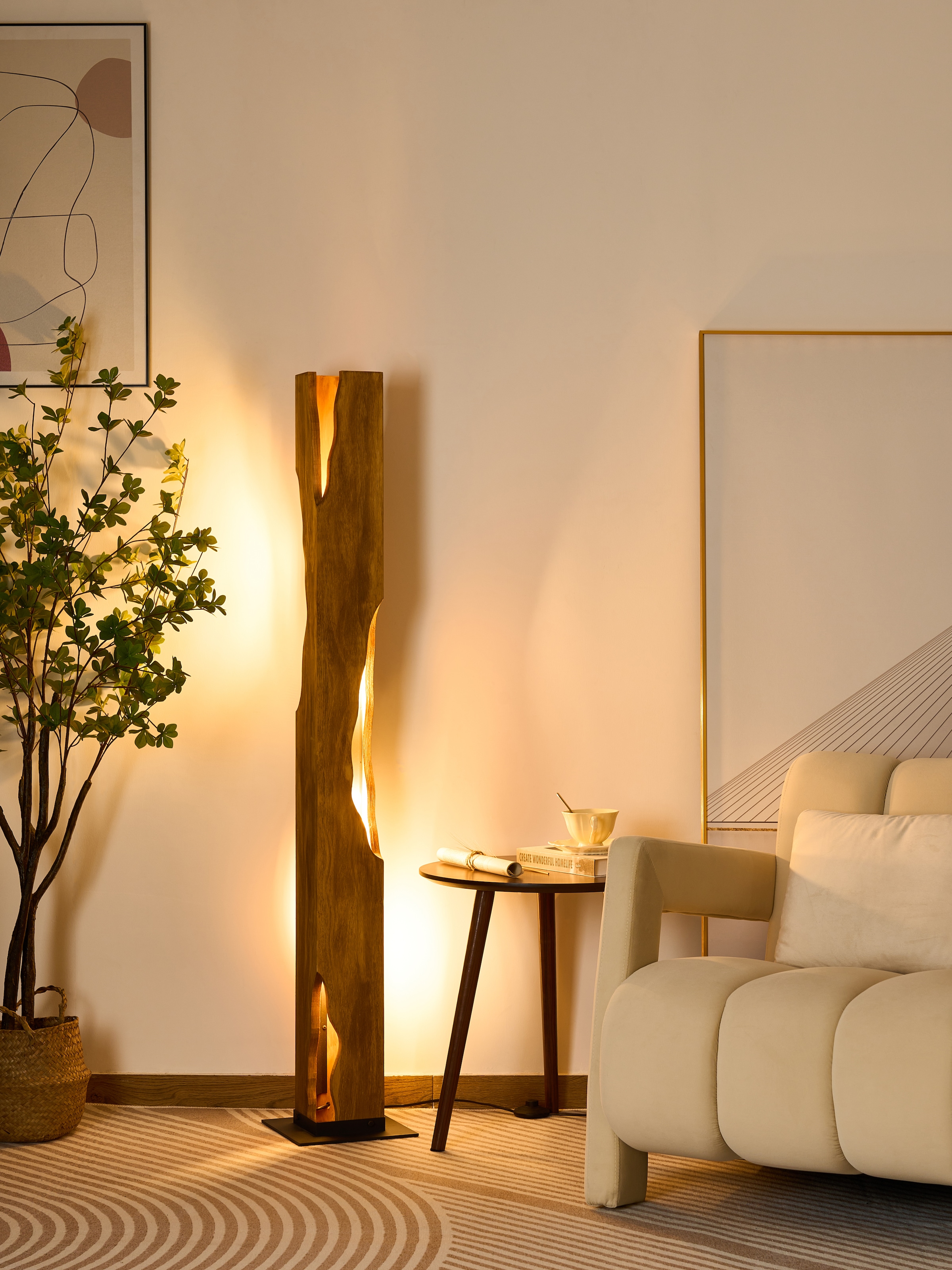 ECO-LIGHT Stehlampe »Venus«, 4 flammig, Leuchtmittel E27 | ohne Leuchtmittel