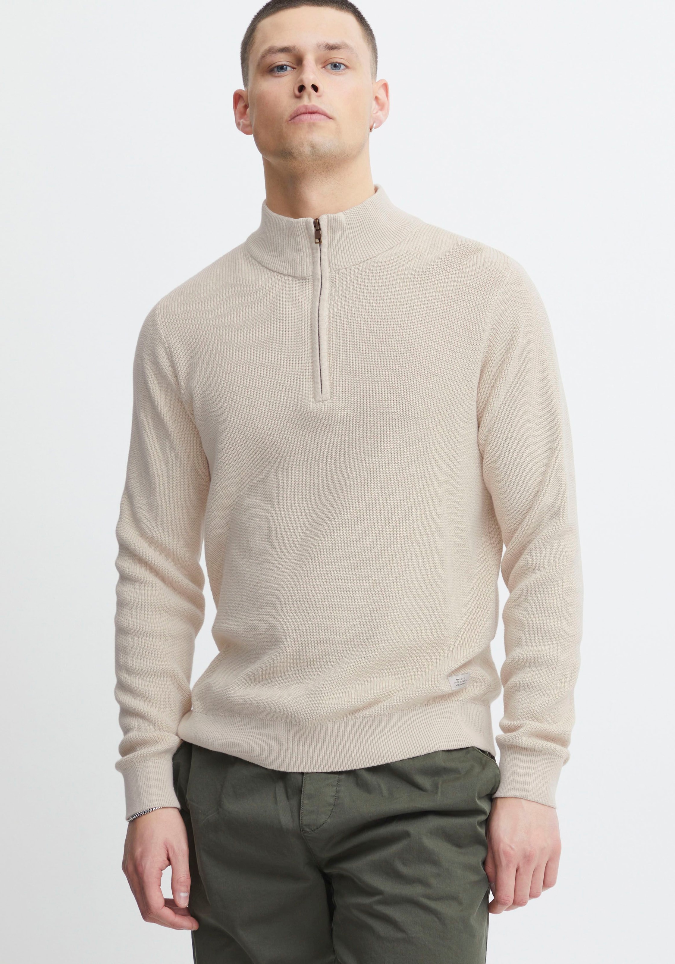 Blend Stehkragenpullover "BL Pullover BHCodford half-zipp"