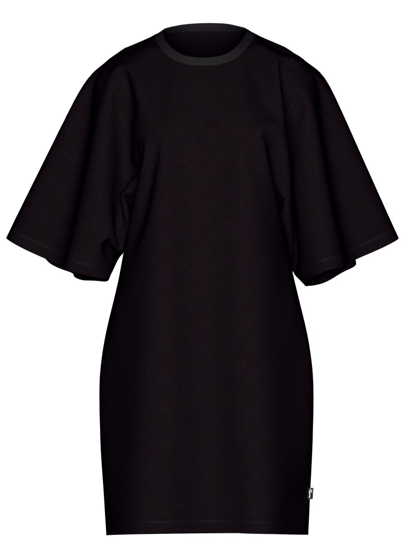 Trigema Jerseykleid "TRIGEMA Nicki Kleid mit weiten Ärmeln", (1 tlg.) günstig online kaufen